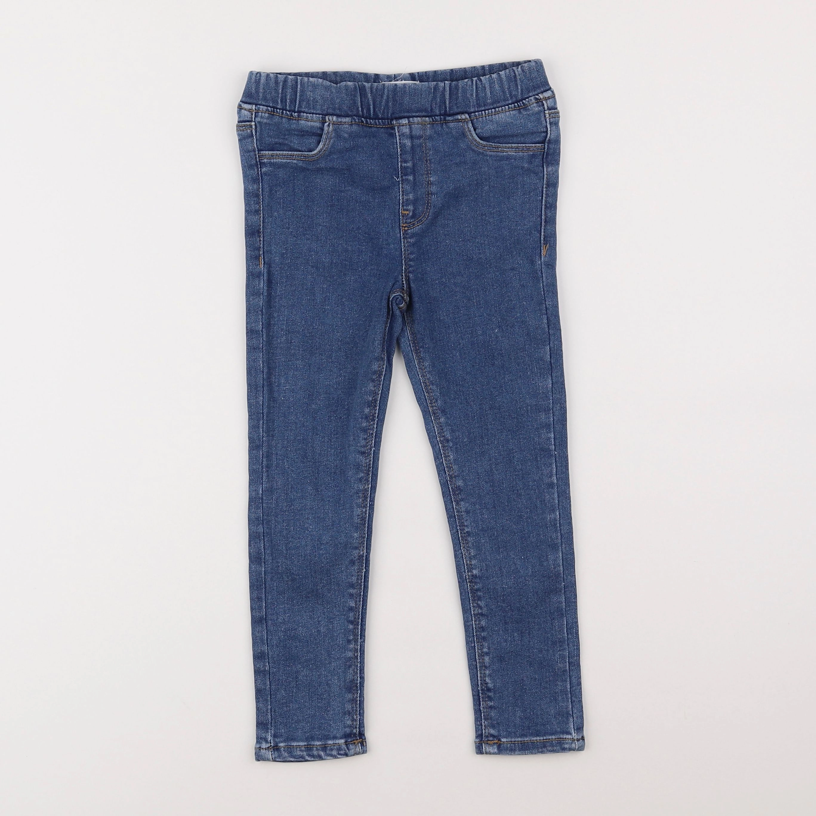 Vertbaudet - jegging bleu - 4 ans