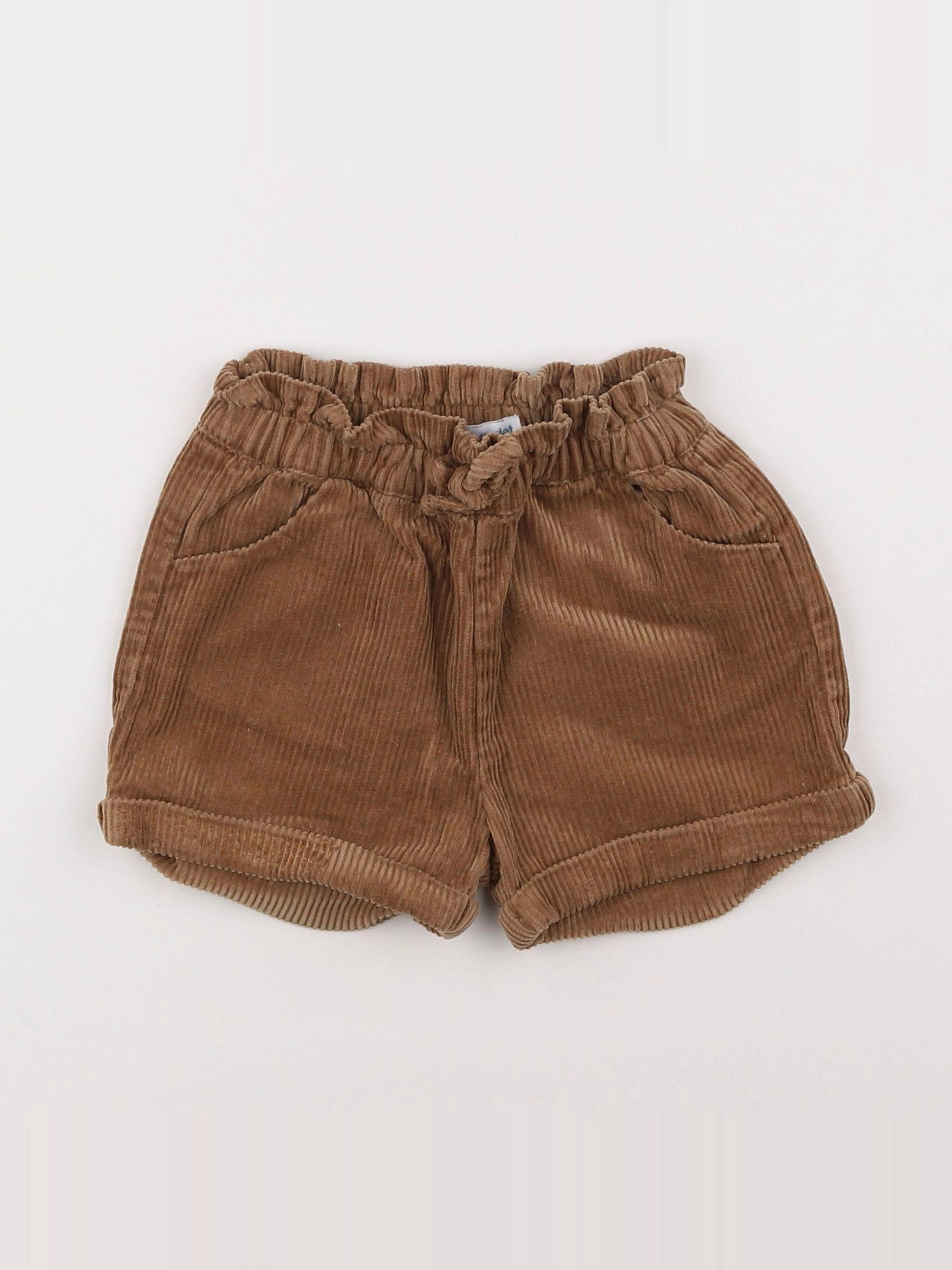Vertbaudet - short marron - 2 ans