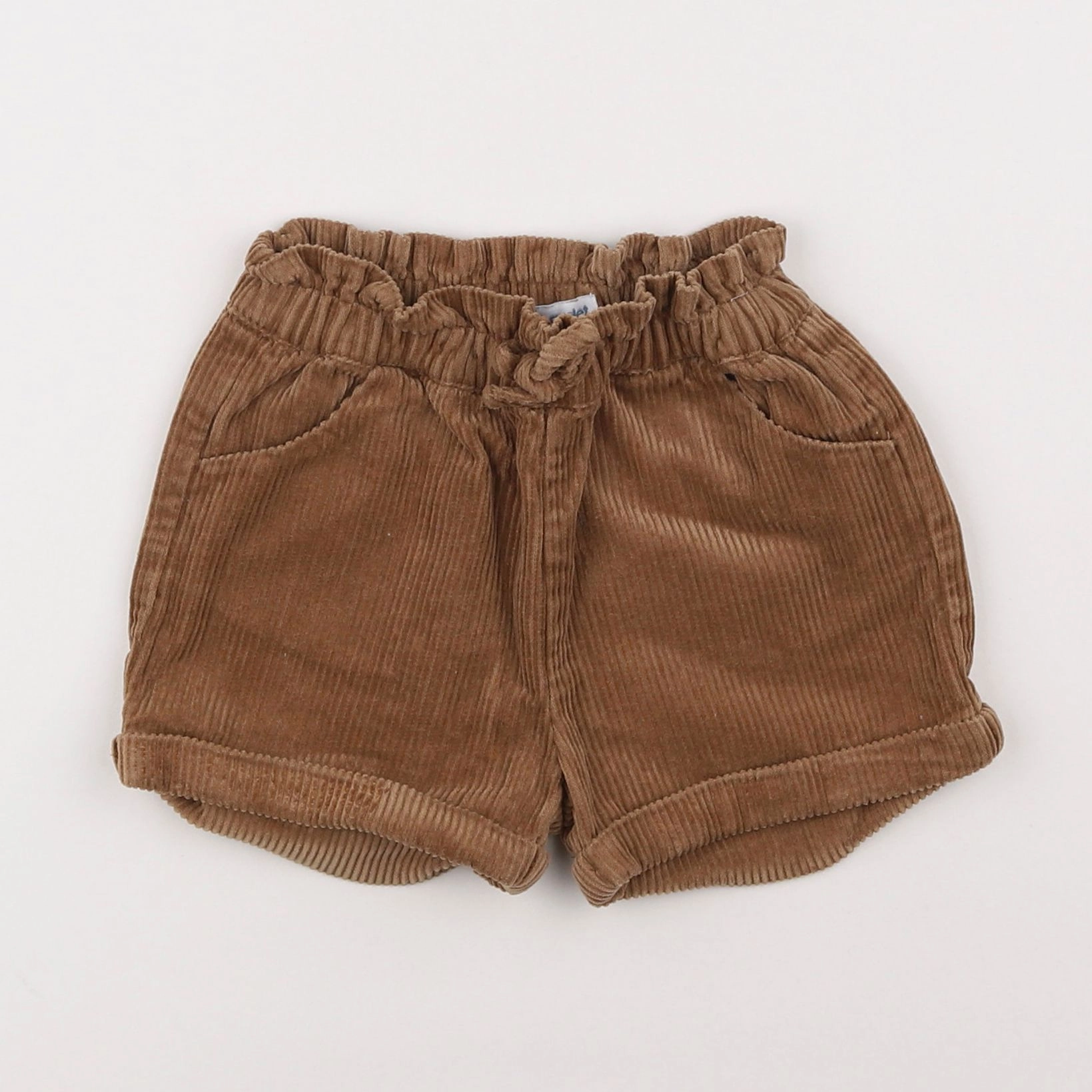 Vertbaudet - short marron - 2 ans