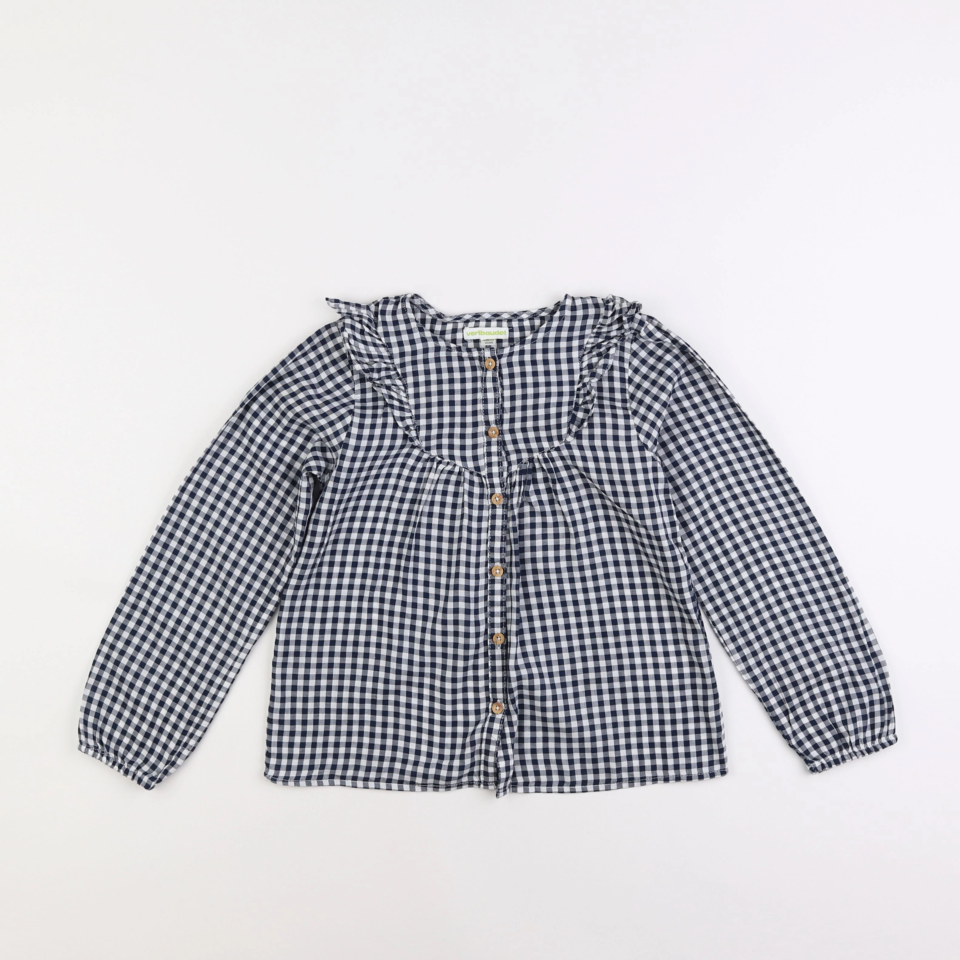 Vertbaudet - blouse bleu - 8 ans