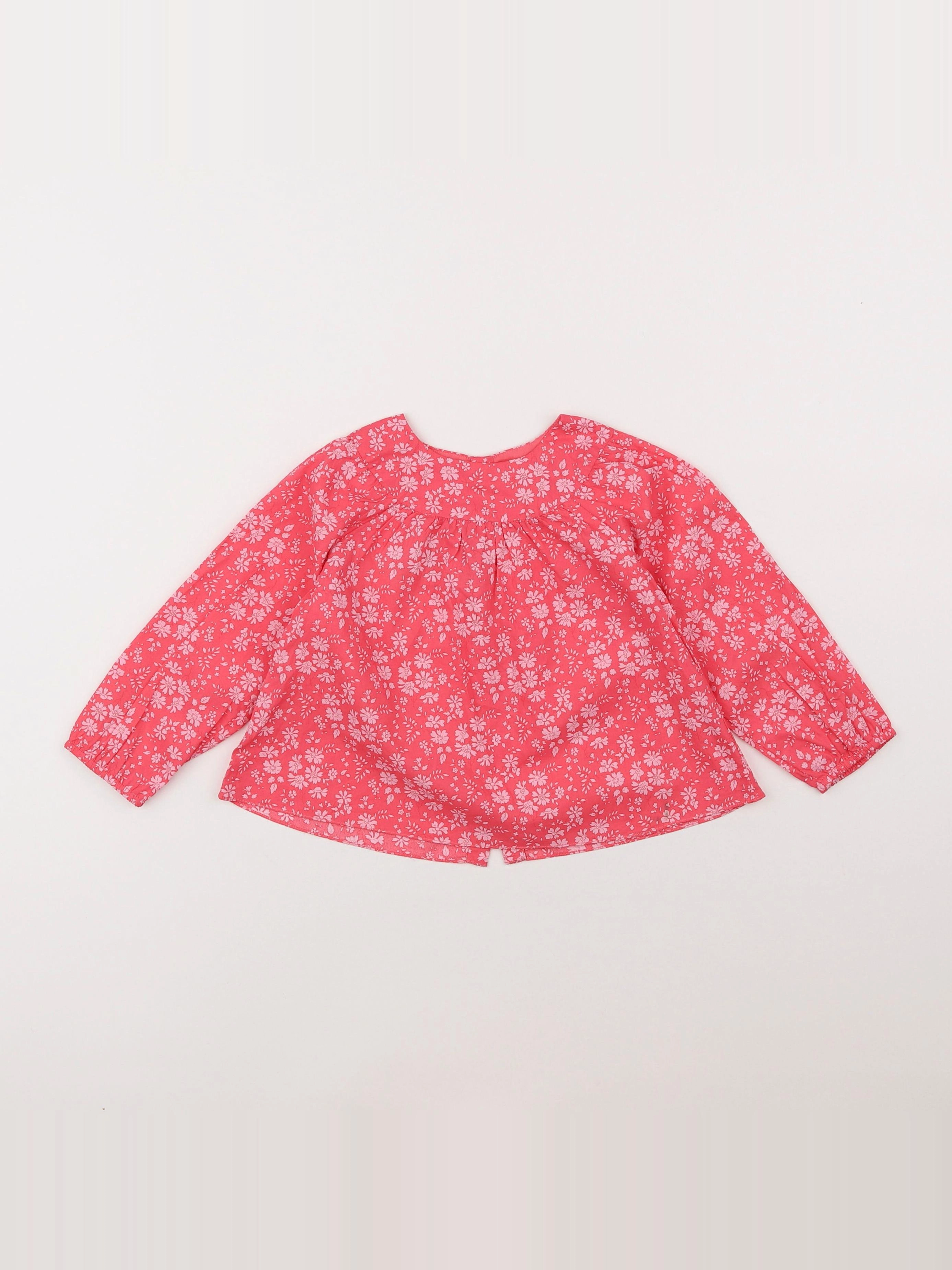 Jacadi - blouse liberty rose - 18 mois