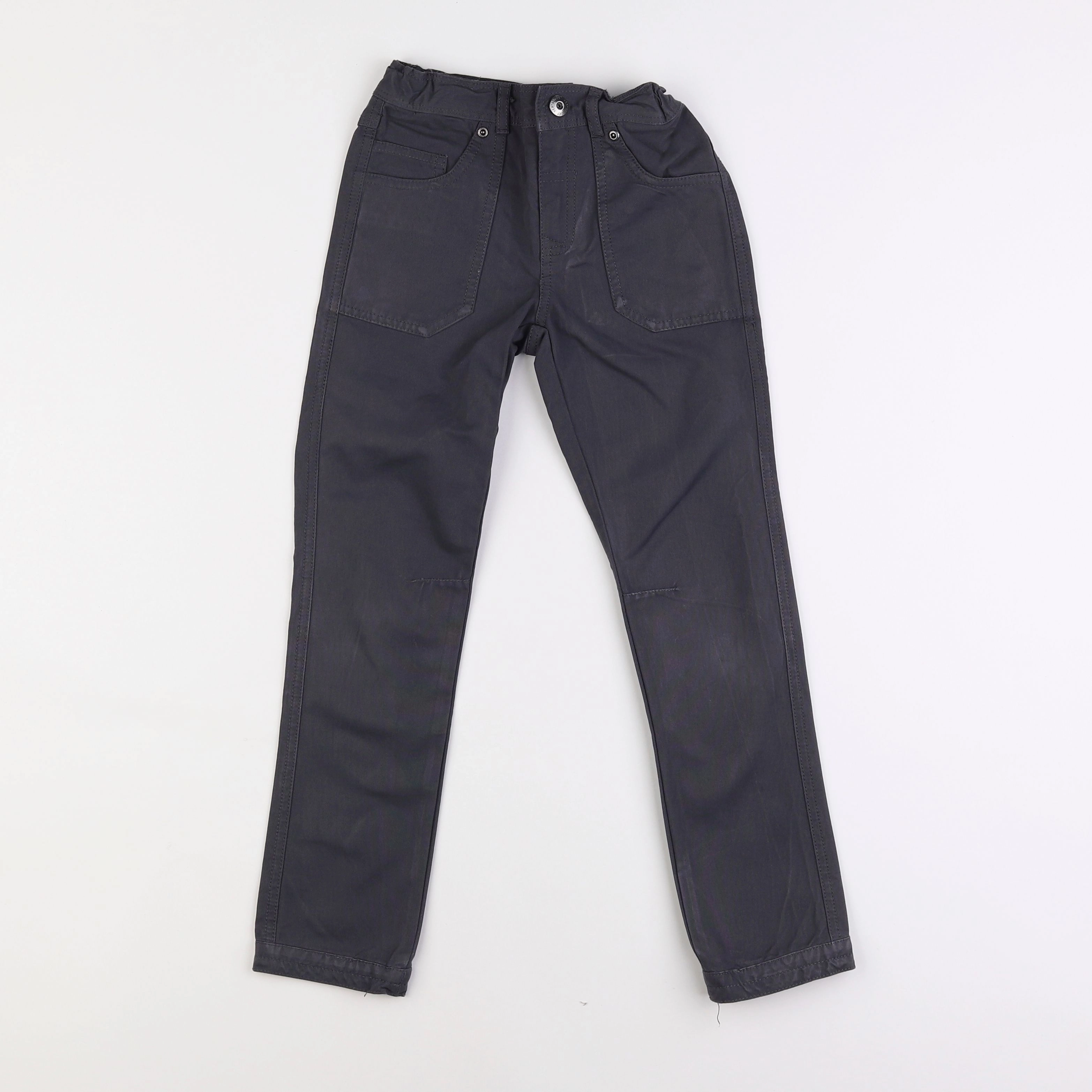 Vertbaudet - pantalon gris - 7 ans