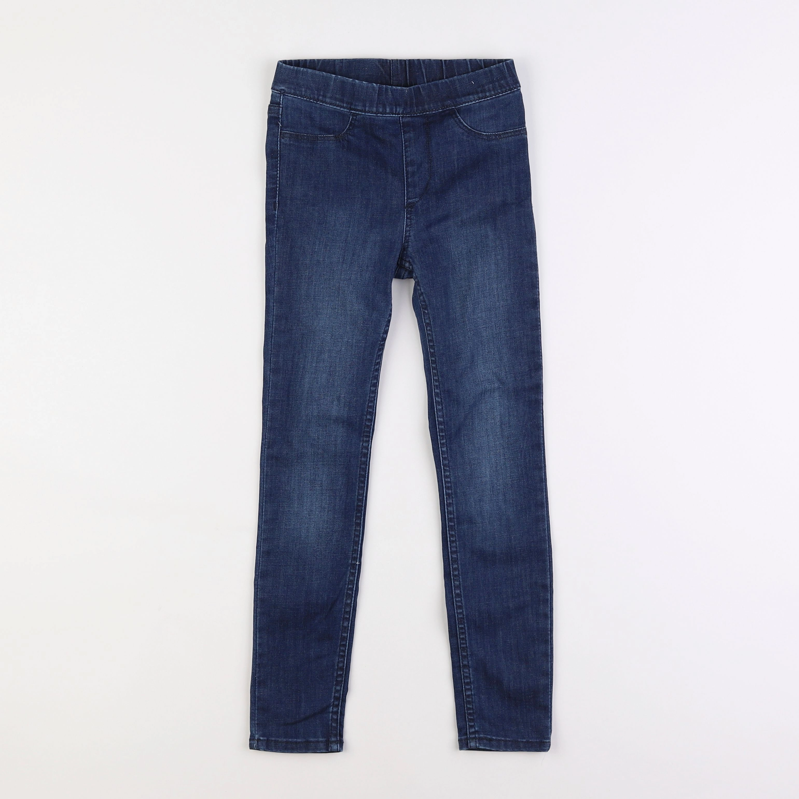 H&M - jegging bleu - 6/7 ans