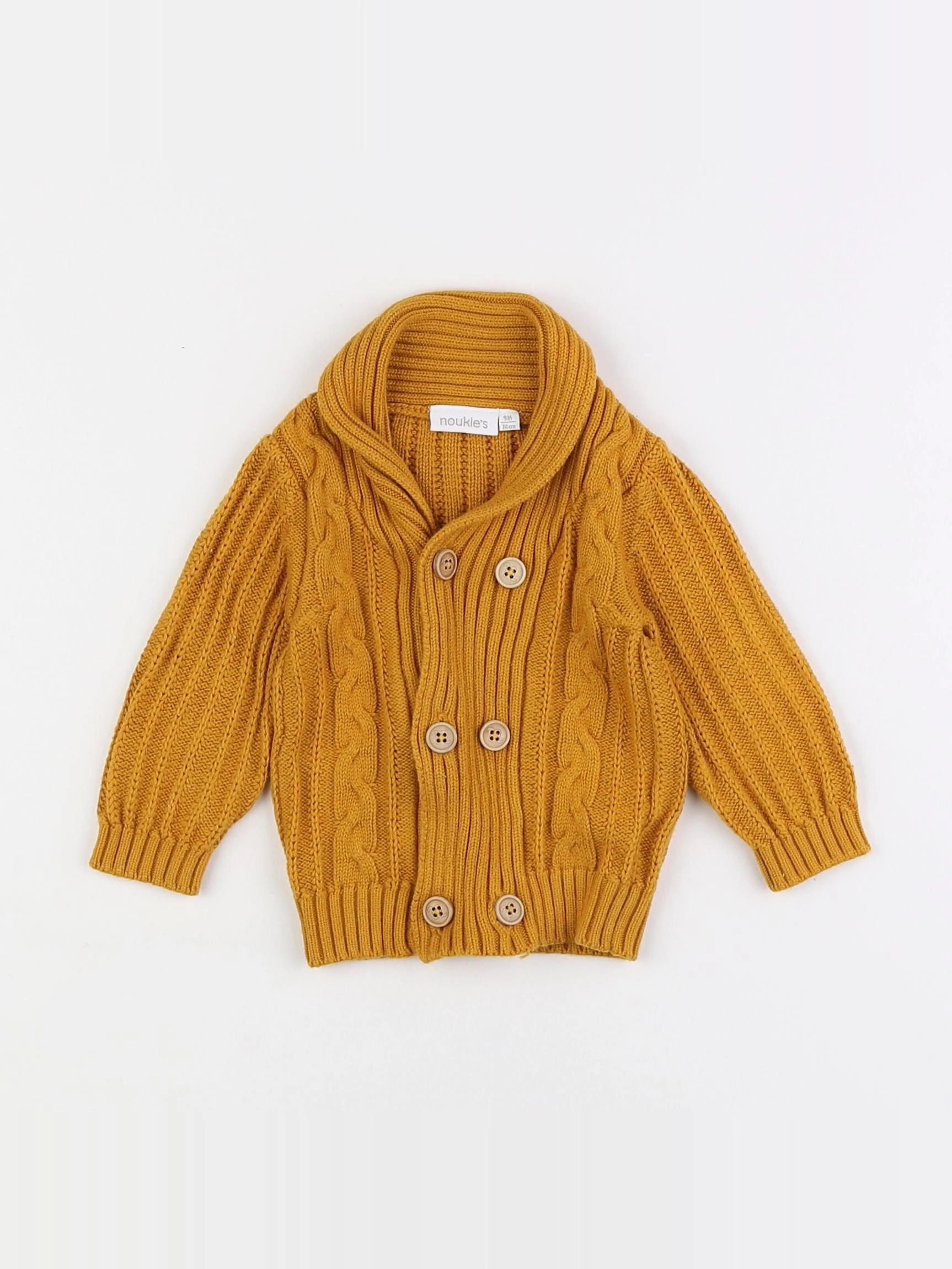 Noukie's - gilet jaune - 9 mois