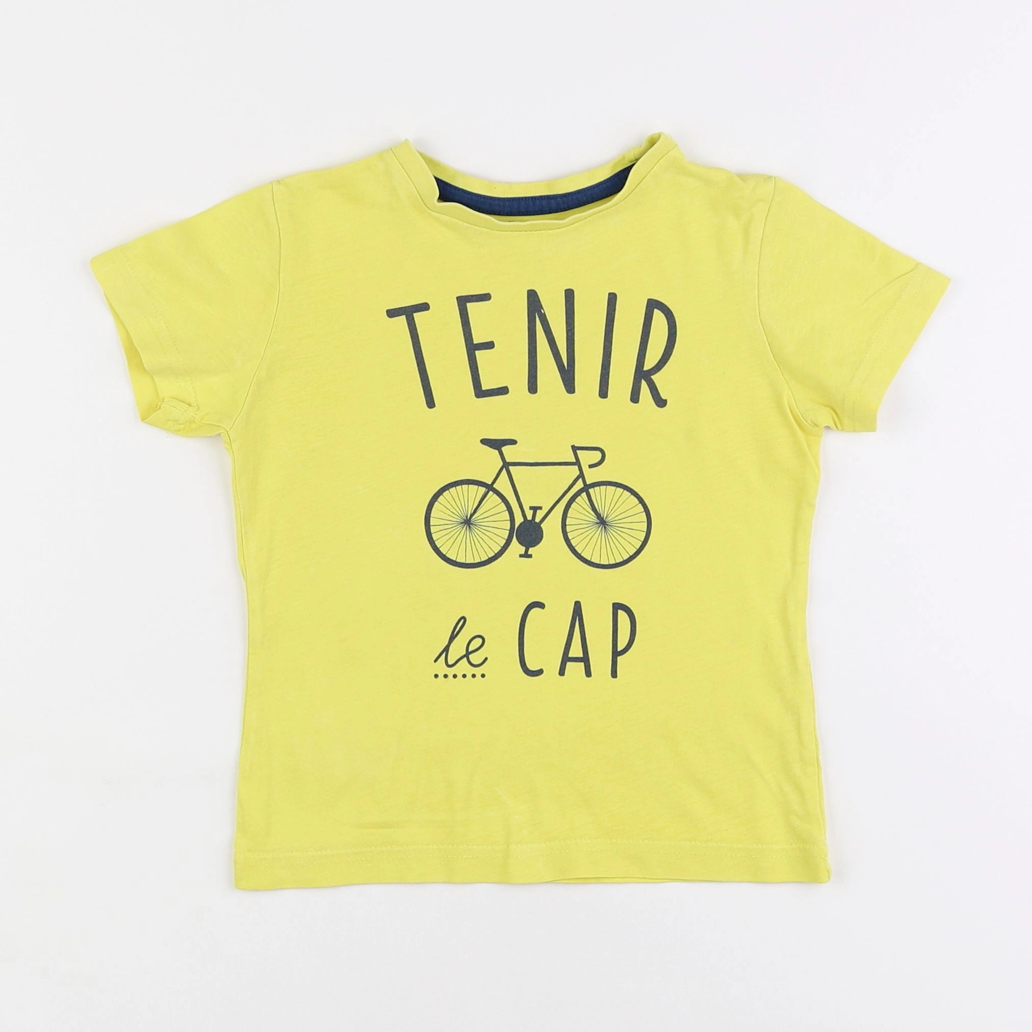 Vertbaudet - tee-shirt jaune - 4 ans