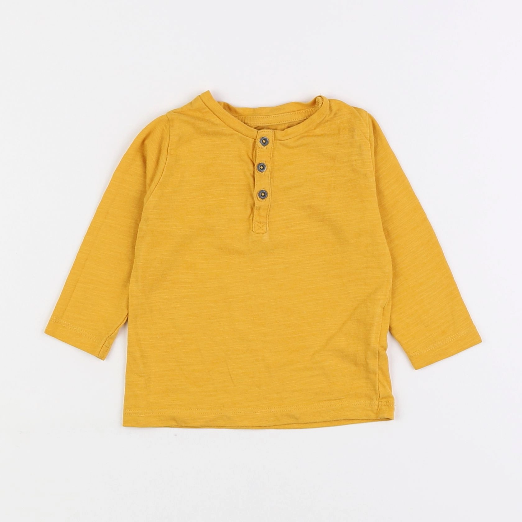 Vertbaudet - tee-shirt jaune - 6 mois