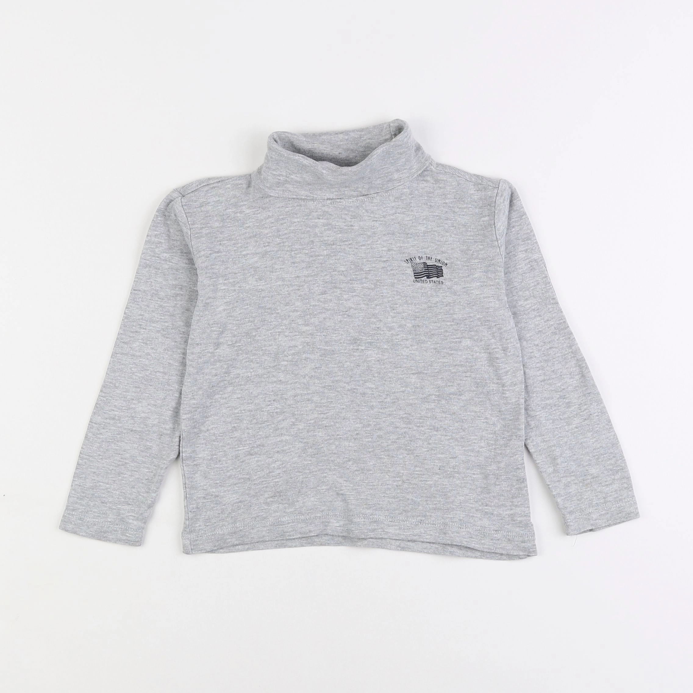 Vertbaudet - sous-pull gris - 4 ans