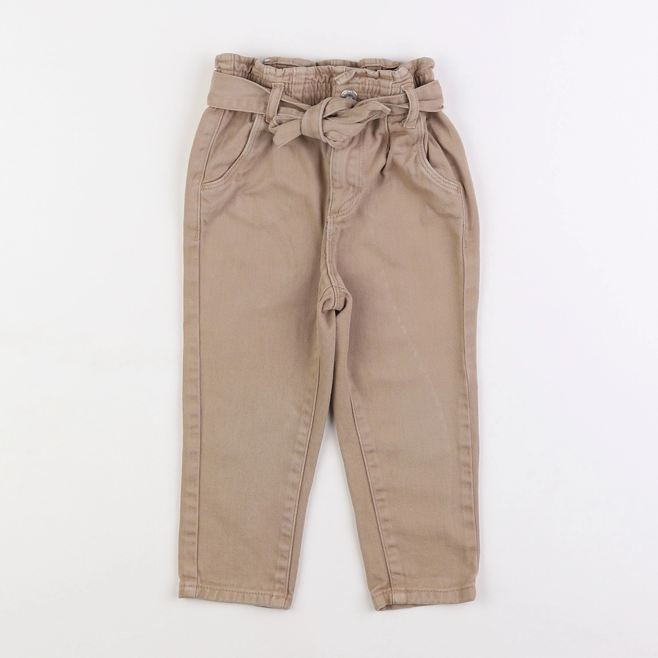 Vertbaudet - pantalon beige - 3 ans