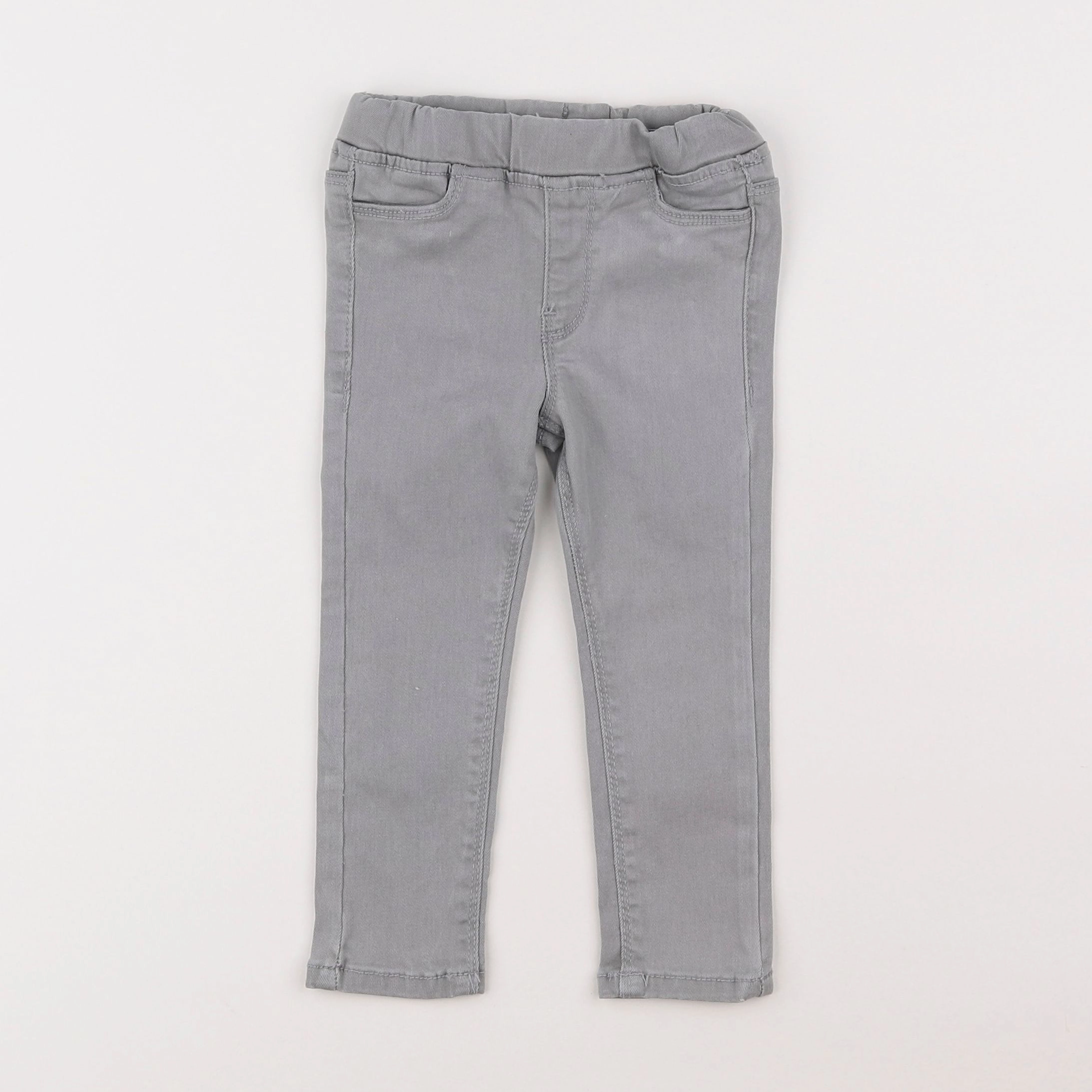 Vertbaudet - jegging gris - 2 ans