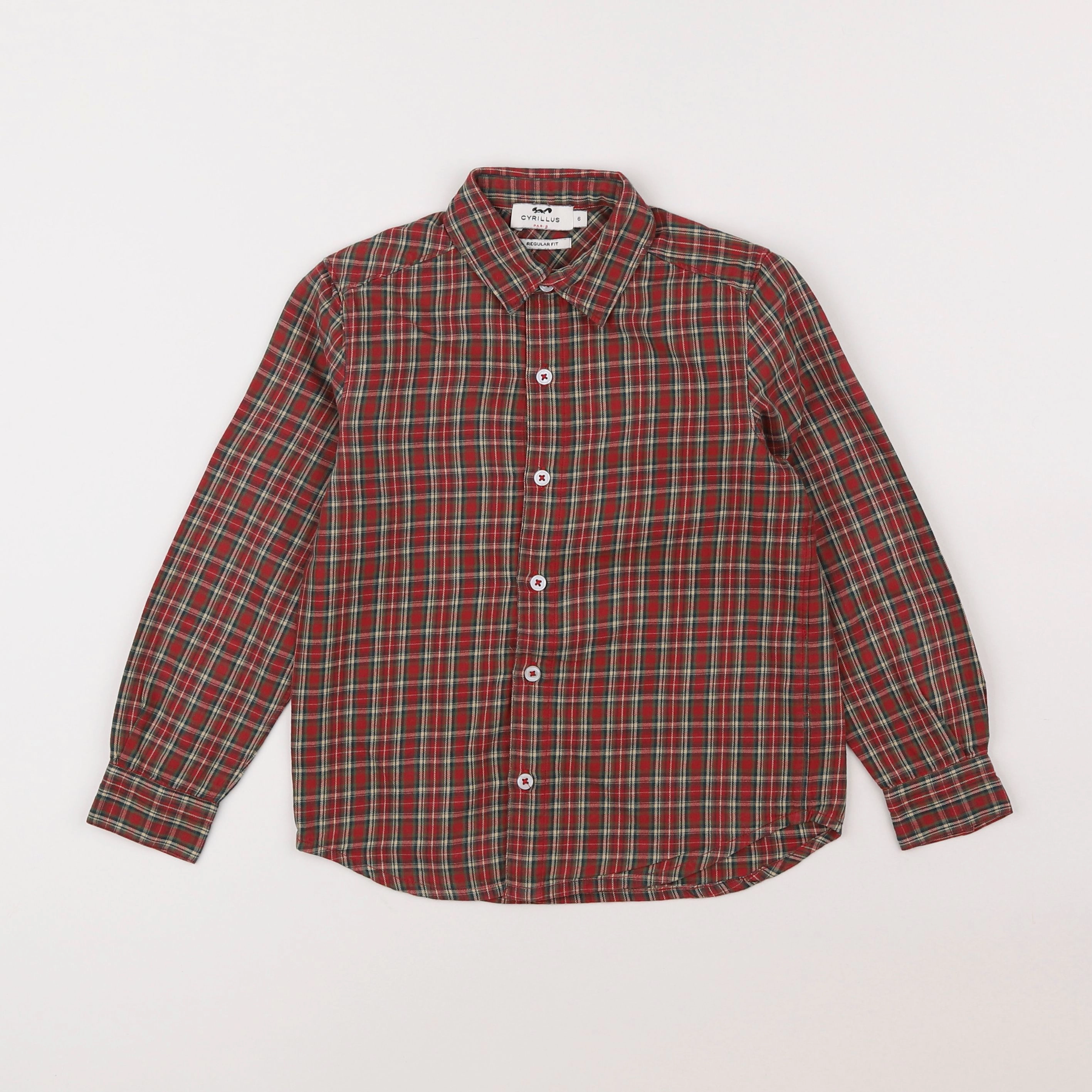 Cyrillus - chemise multicolore - 6 ans