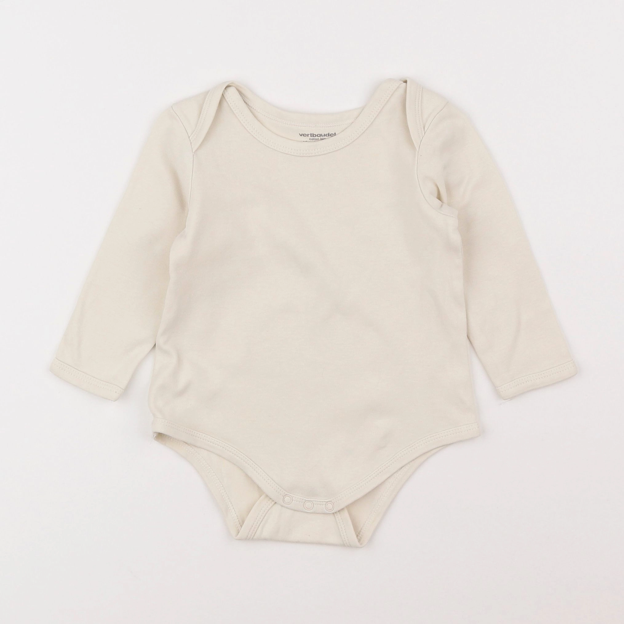 Vertbaudet - body beige - 18 mois