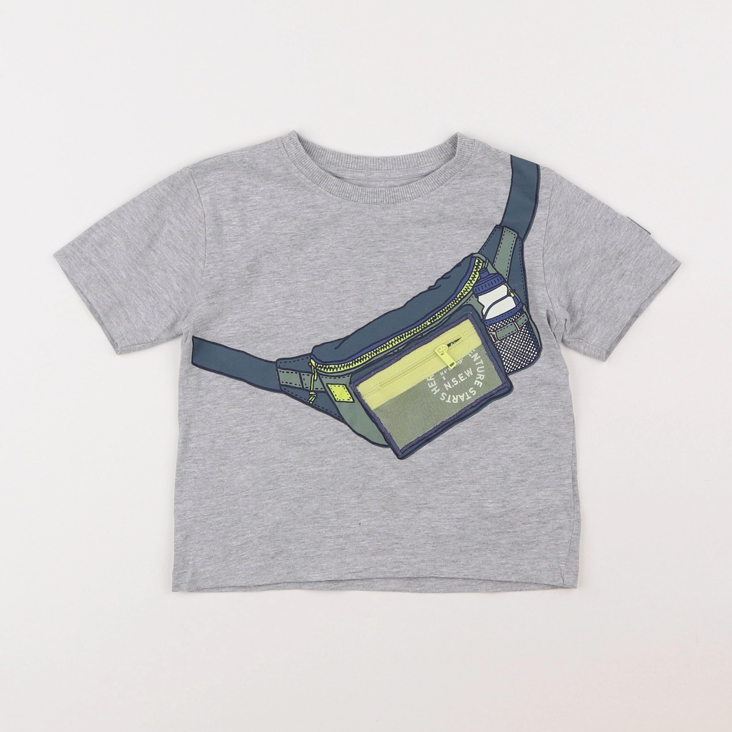 Vertbaudet - tee-shirt gris - 4 ans