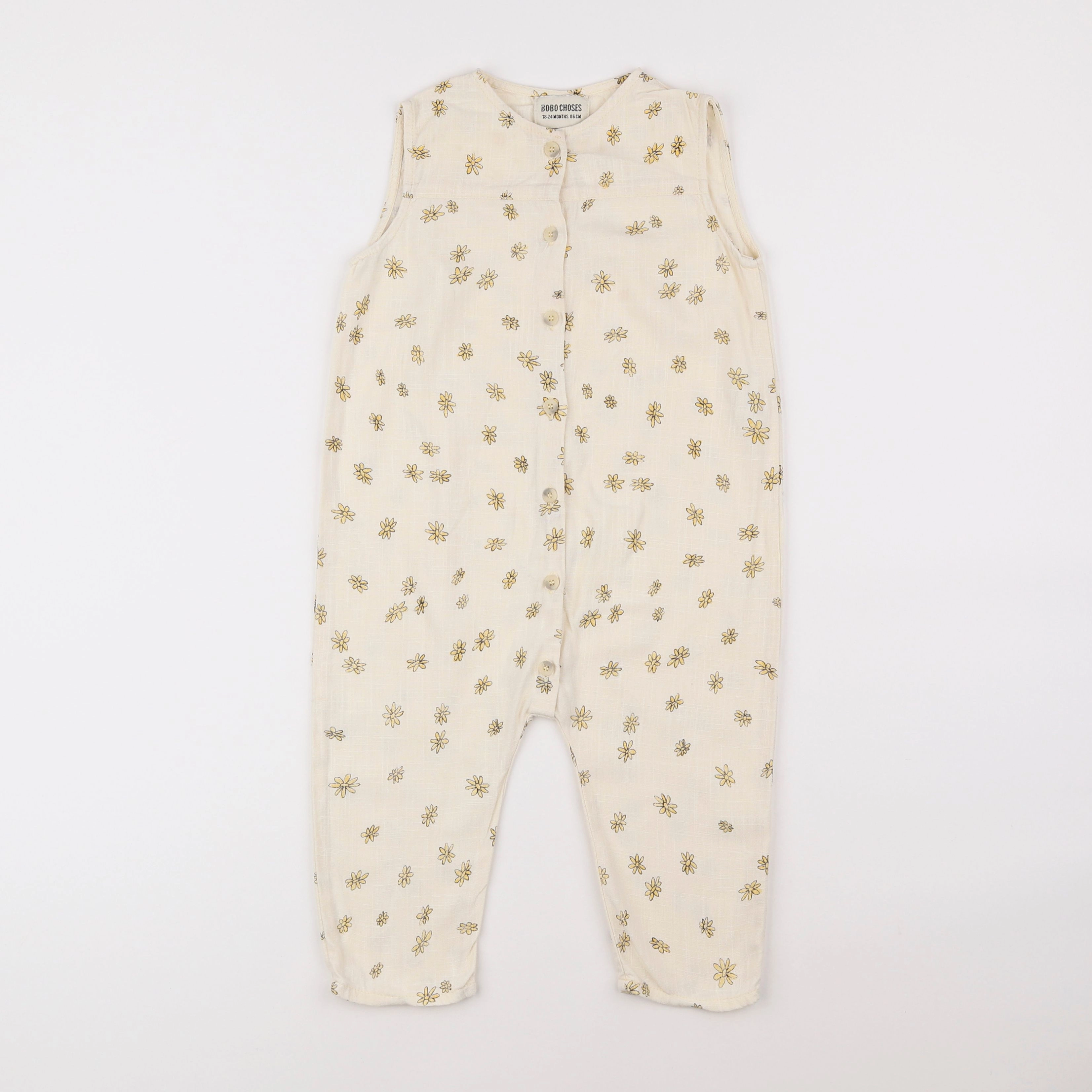 Bobo Choses - combinaison beige, jaune - 18 mois à 2 ans