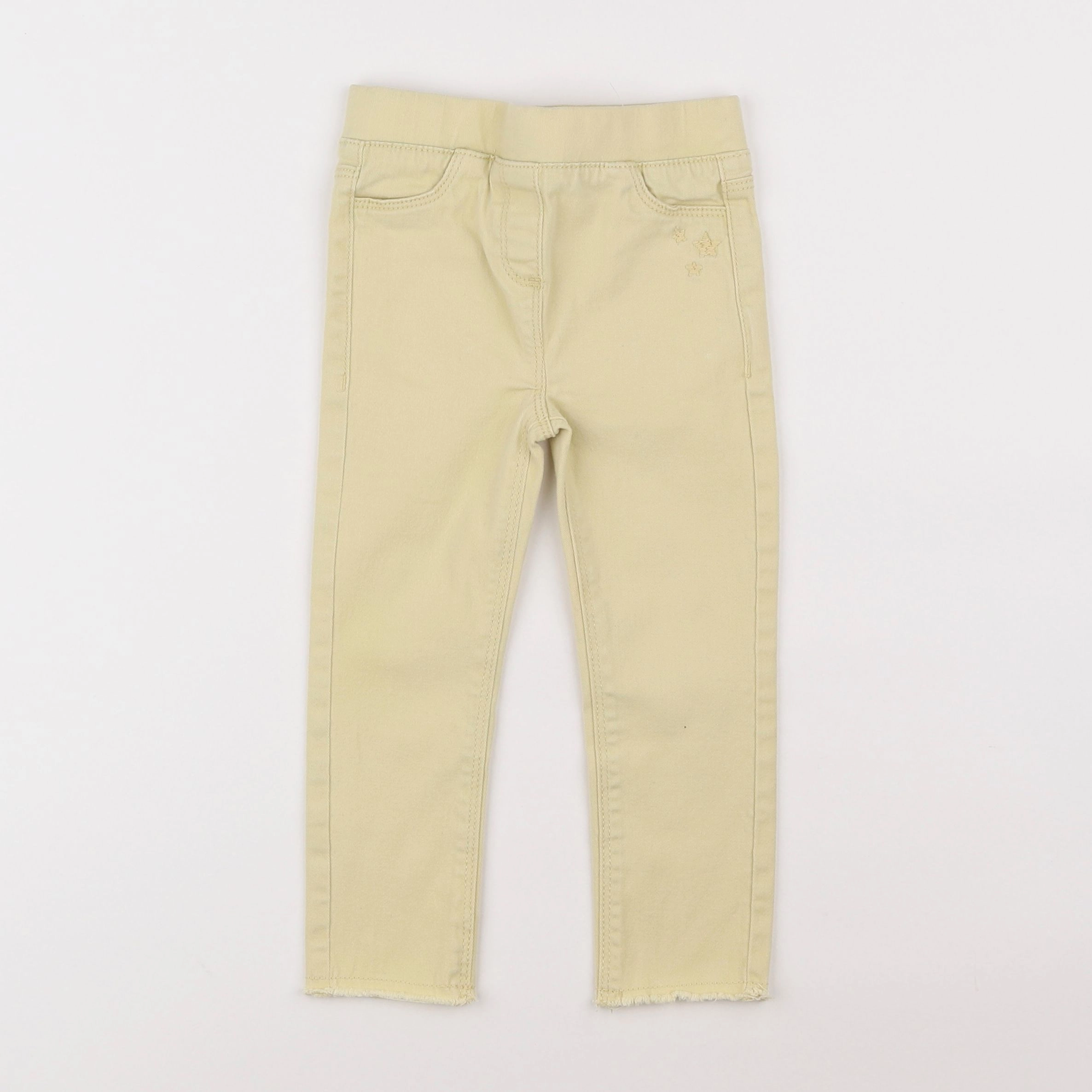 Vertbaudet - jegging jaune - 3 ans