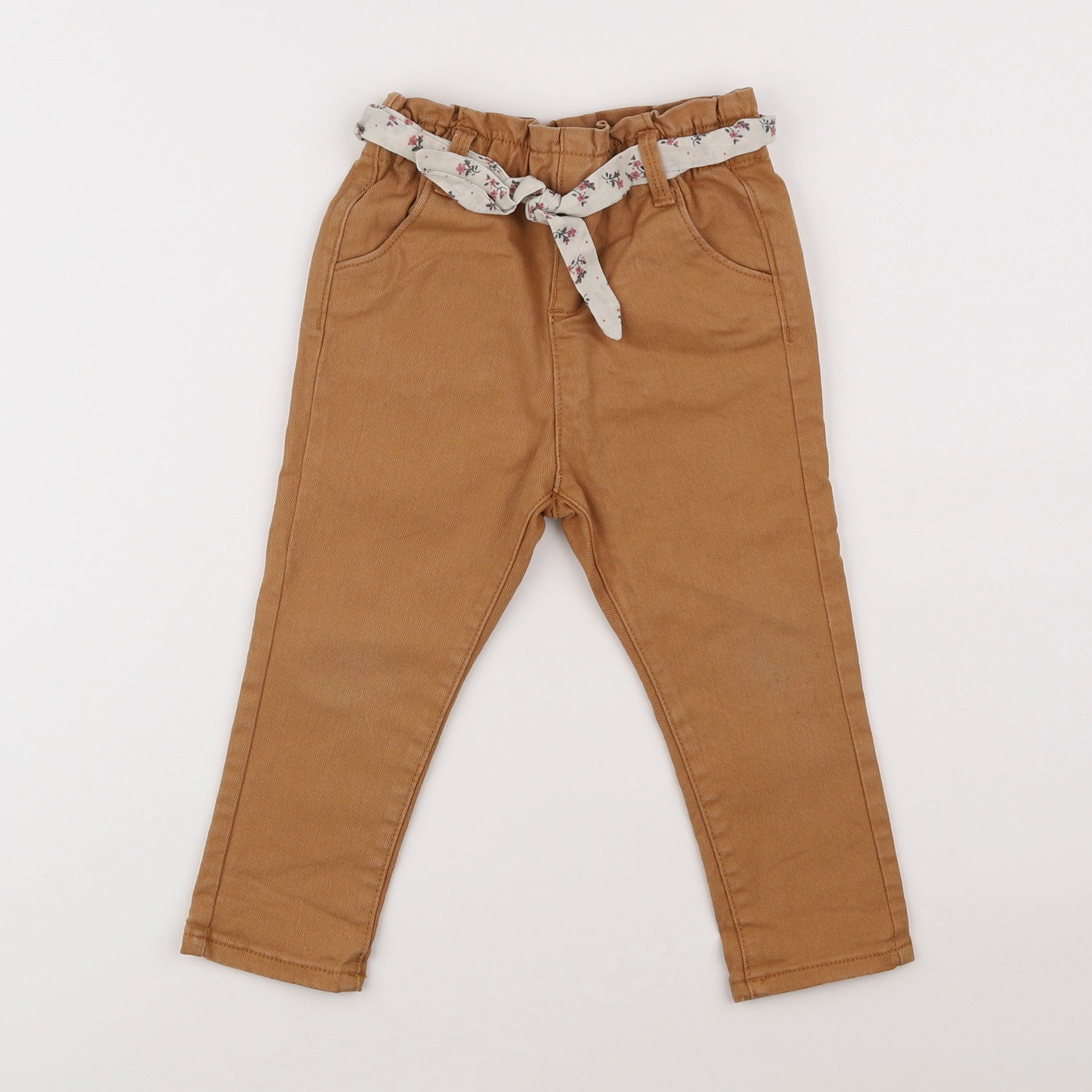 Vertbaudet - pantalon marron - 2 ans