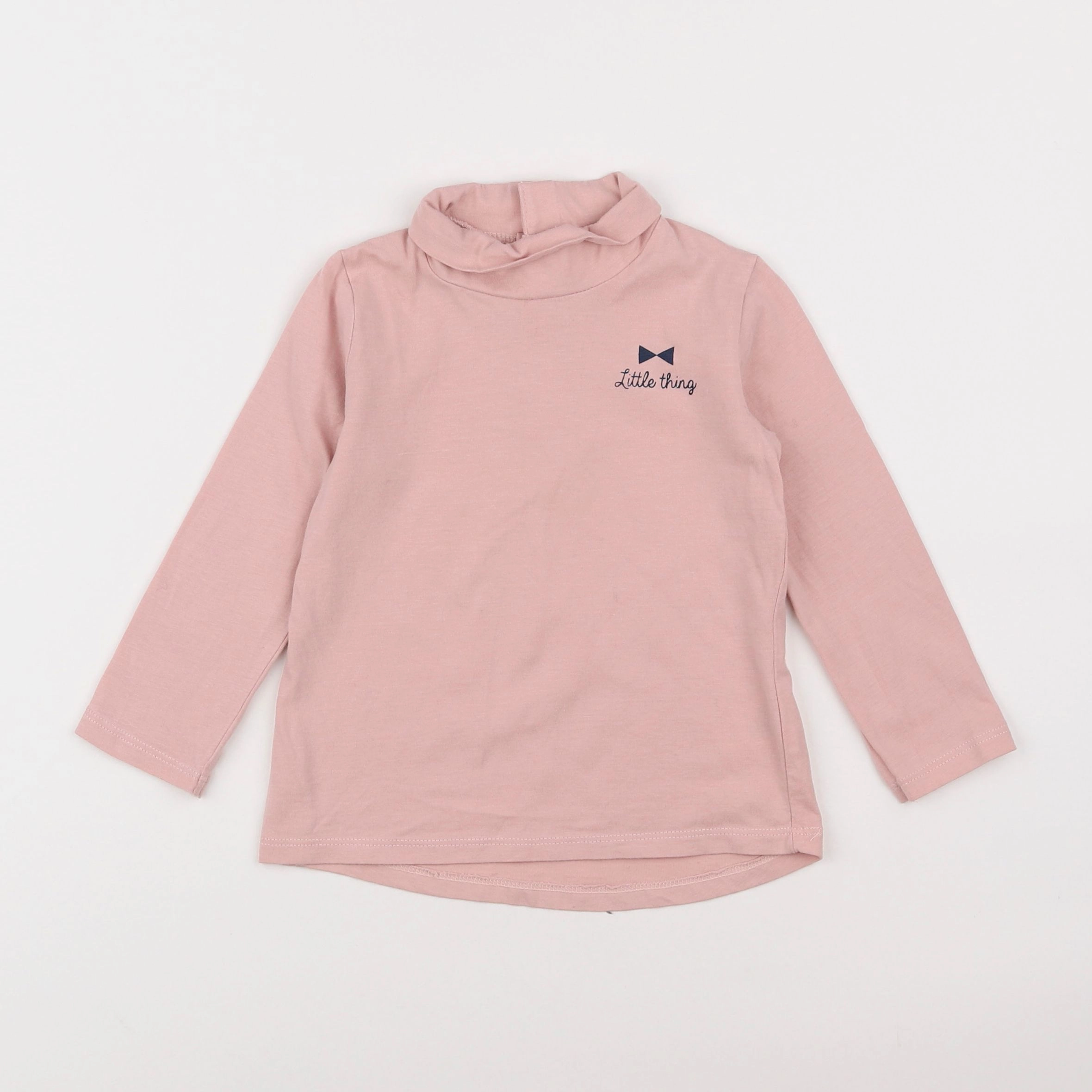 La Redoute - sous-pull rose - 2 ans