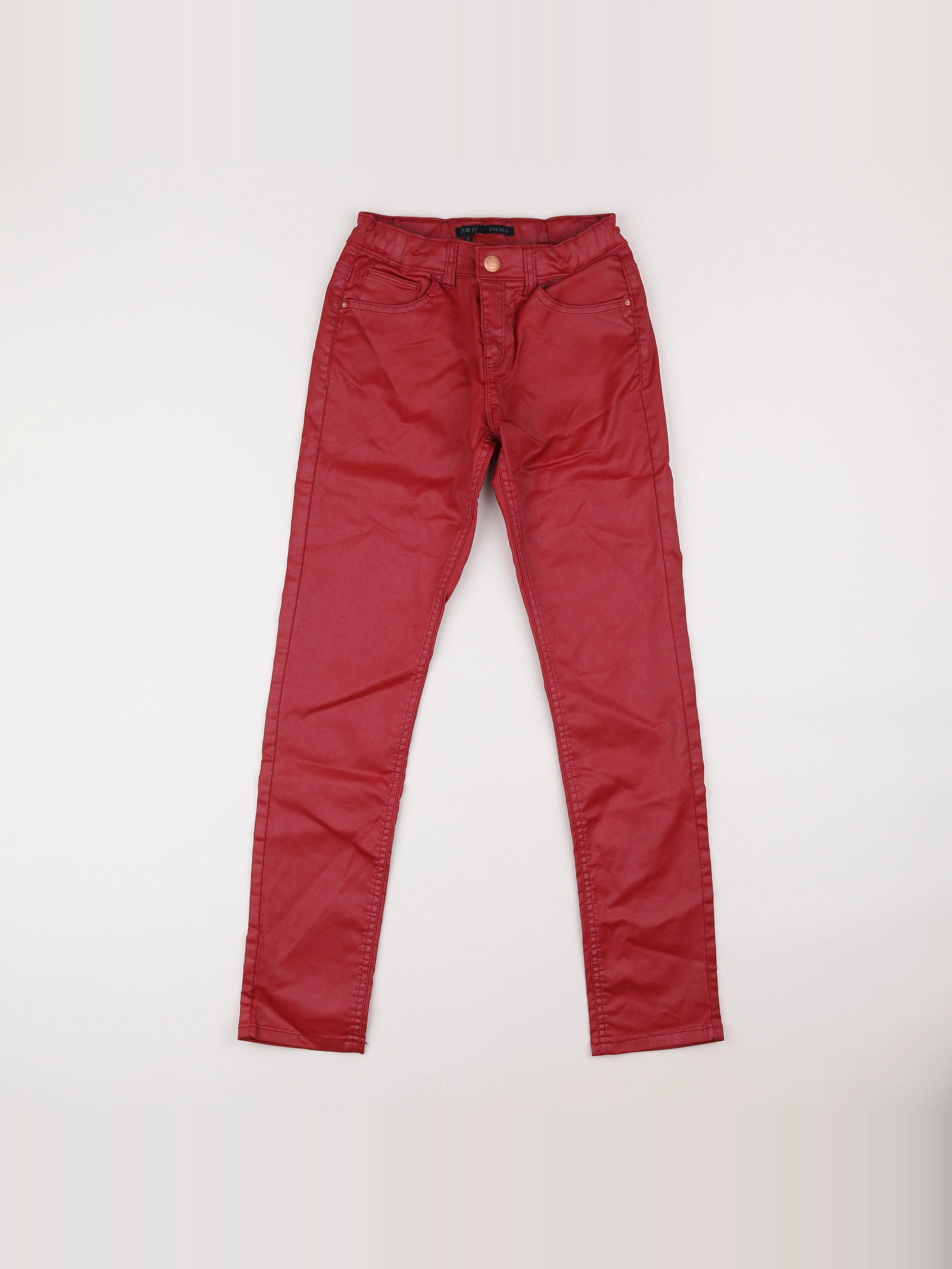 IKKS - pantalon rouge - 12 ans