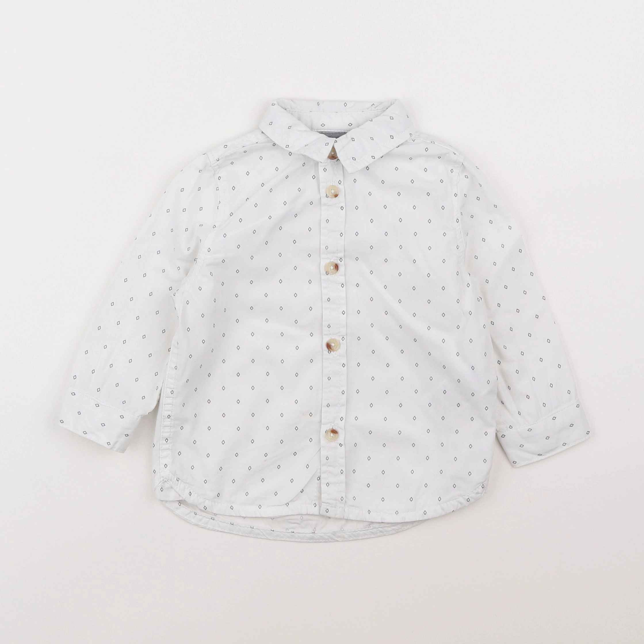 Vertbaudet - chemise blanc - 2 ans