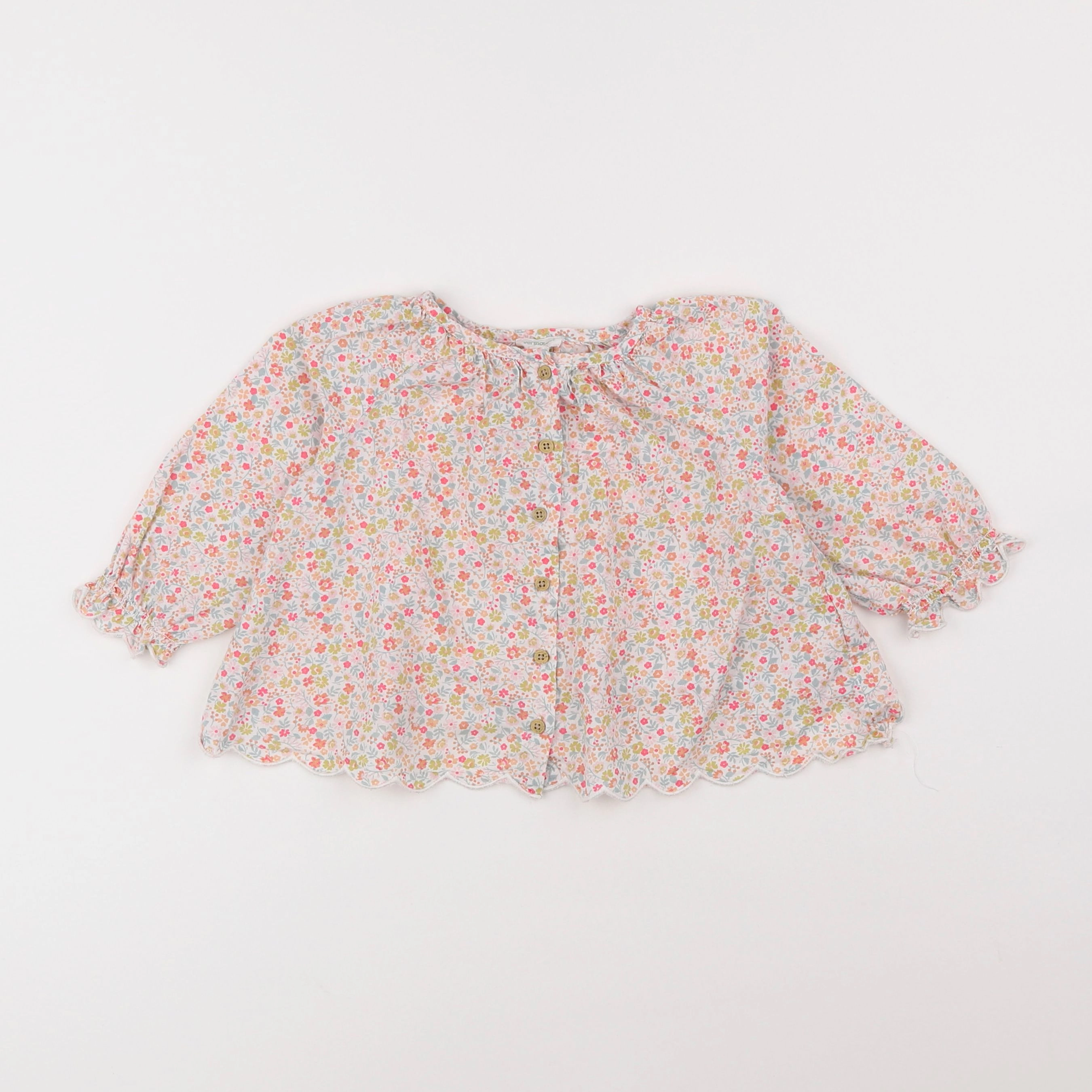 Vertbaudet - blouse multicolore - 18 mois