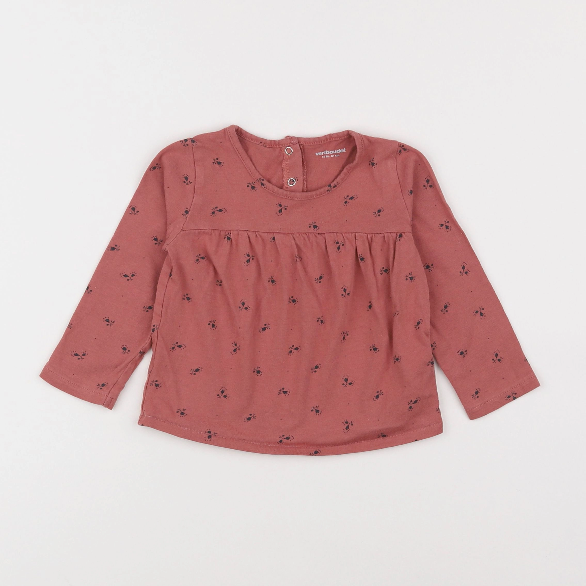 Vertbaudet - tee-shirt rose - 18 mois