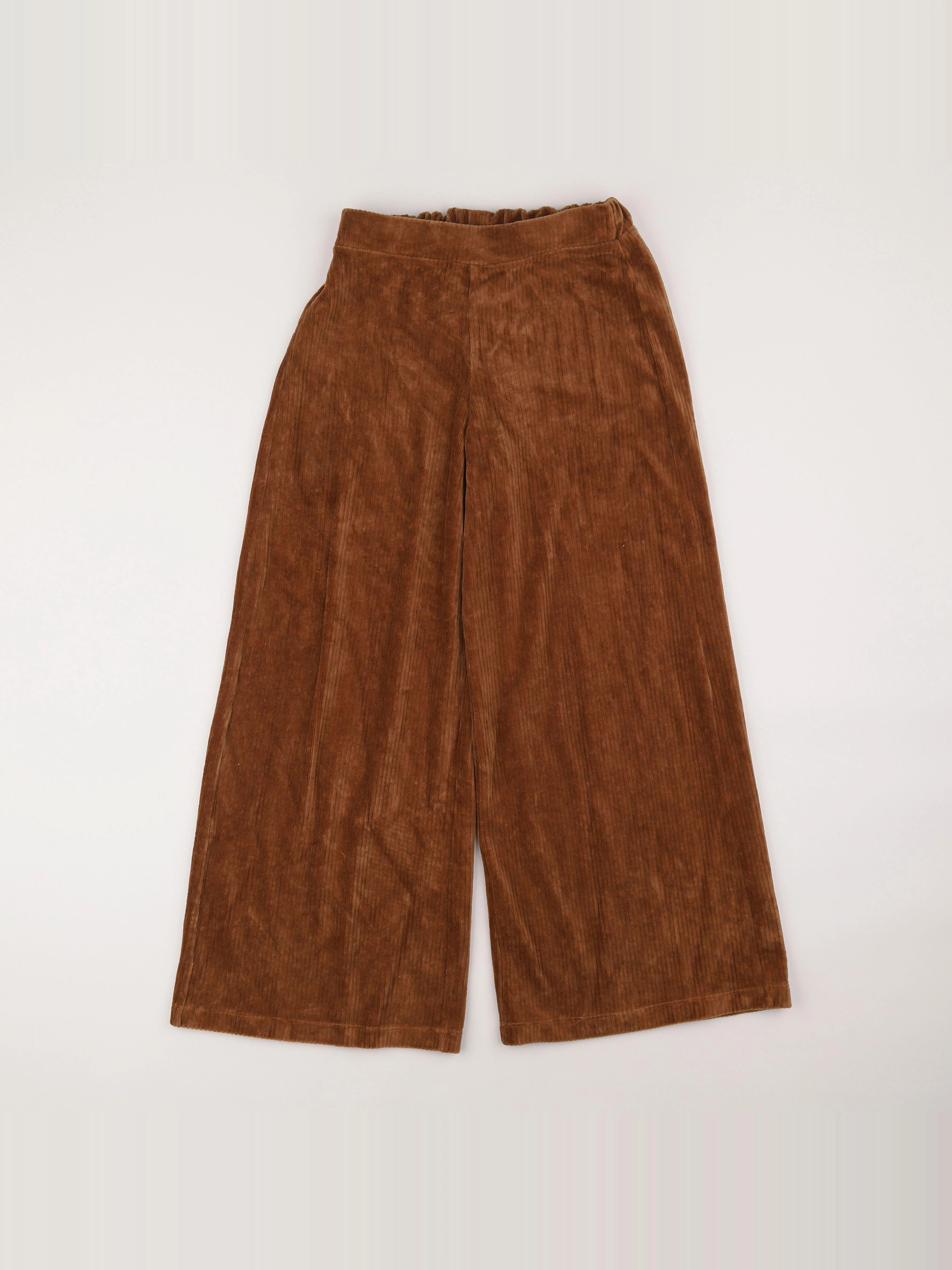 Vertbaudet - pantalon marron - 12 ans