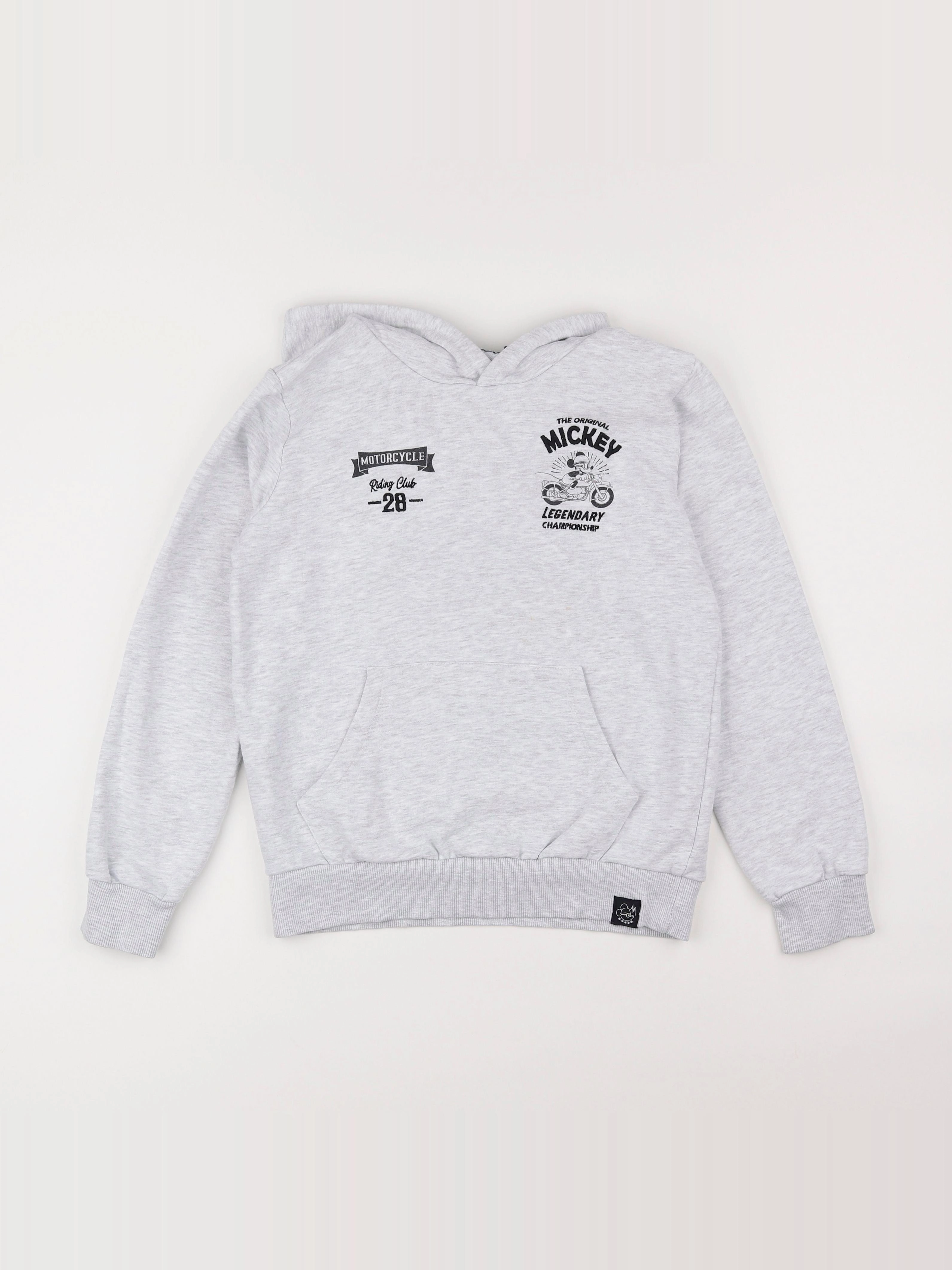 IKKS - sweat imprimé au dos gris - 10 ans