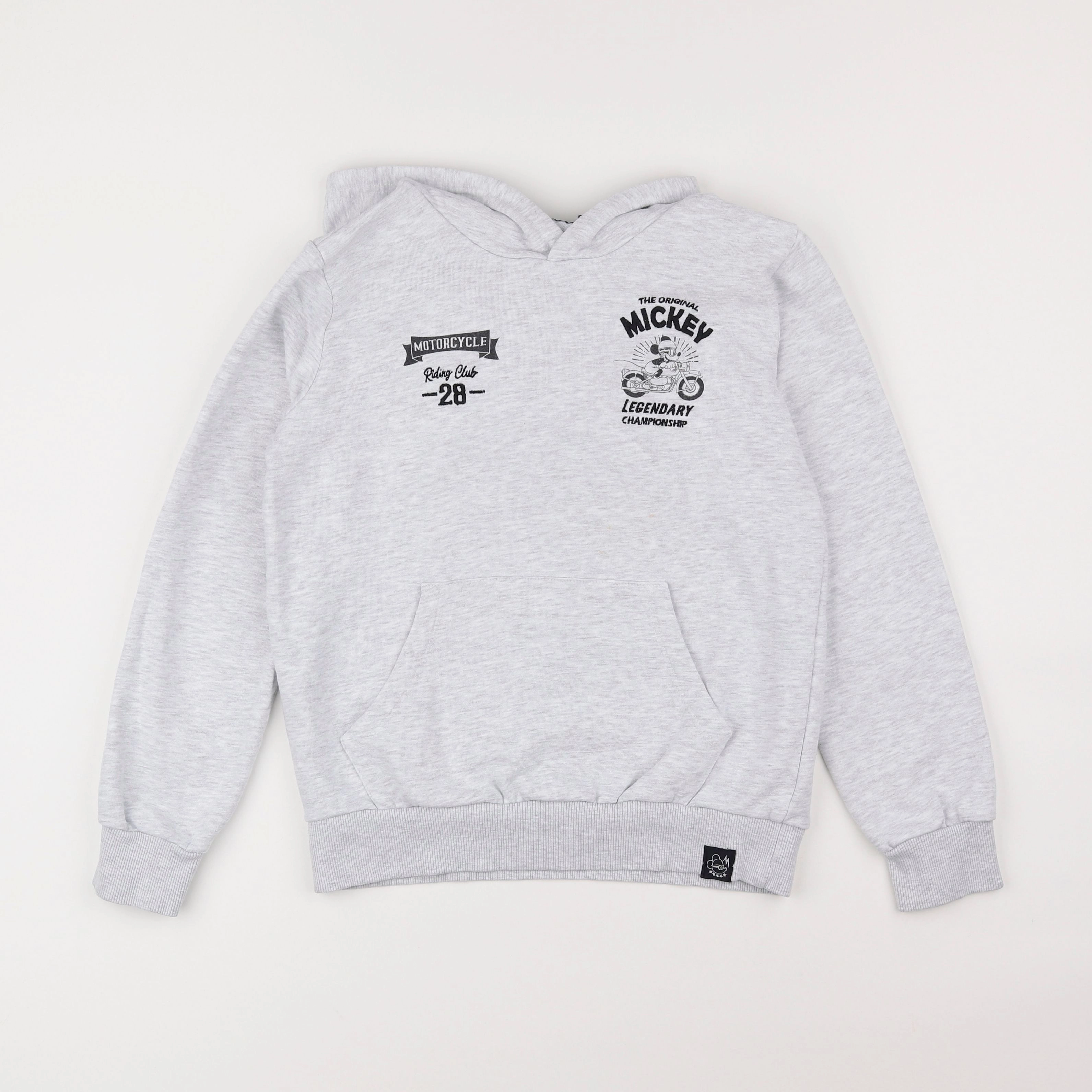 IKKS - sweat imprimé au dos gris - 10 ans