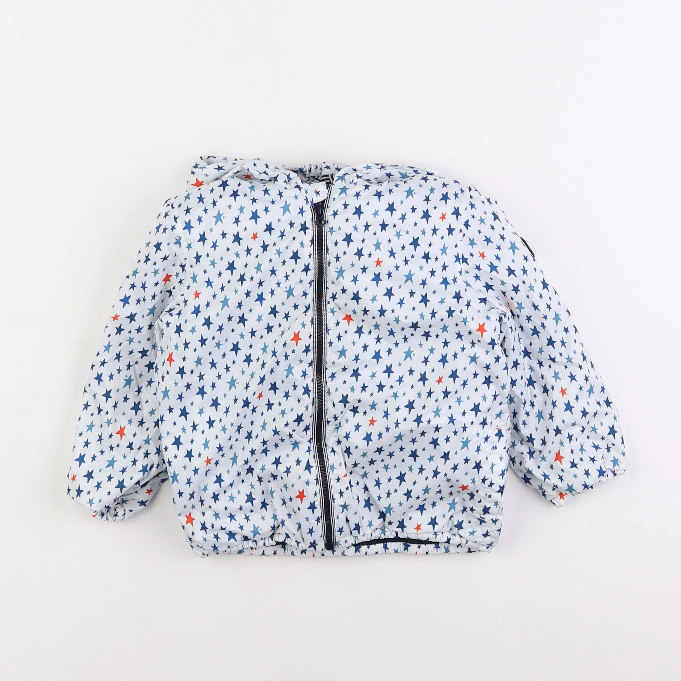 Petit Bateau - imperméable blanc - 3 ans