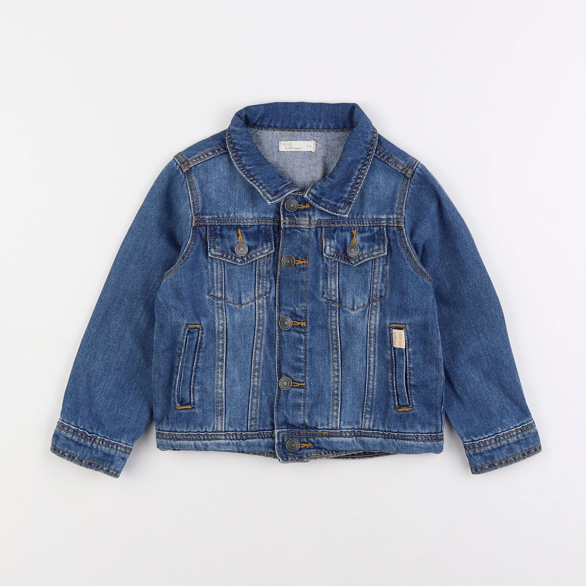 Little Cigogne - veste bleu - 3 ans