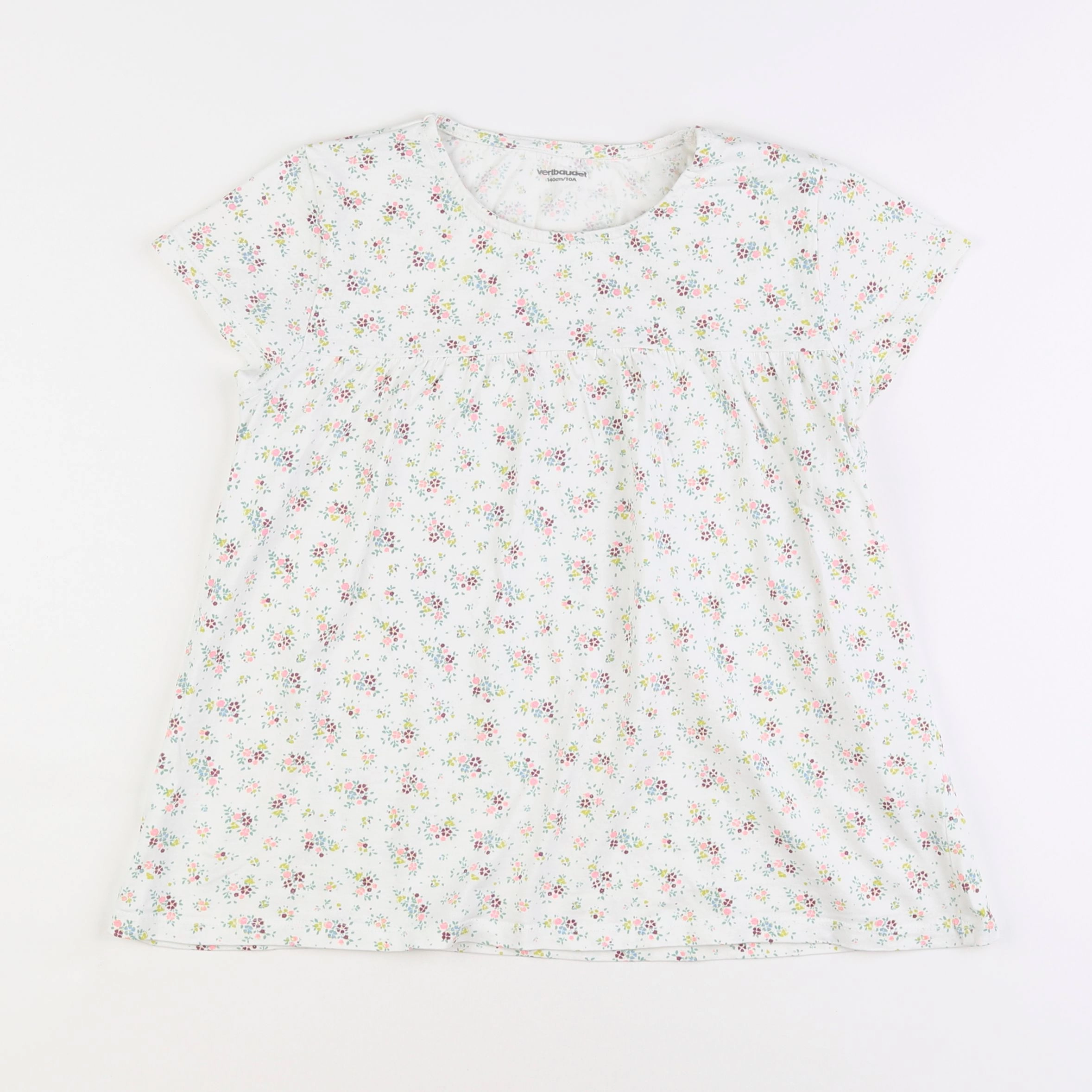 Vertbaudet - tee-shirt multicolore - 10 ans