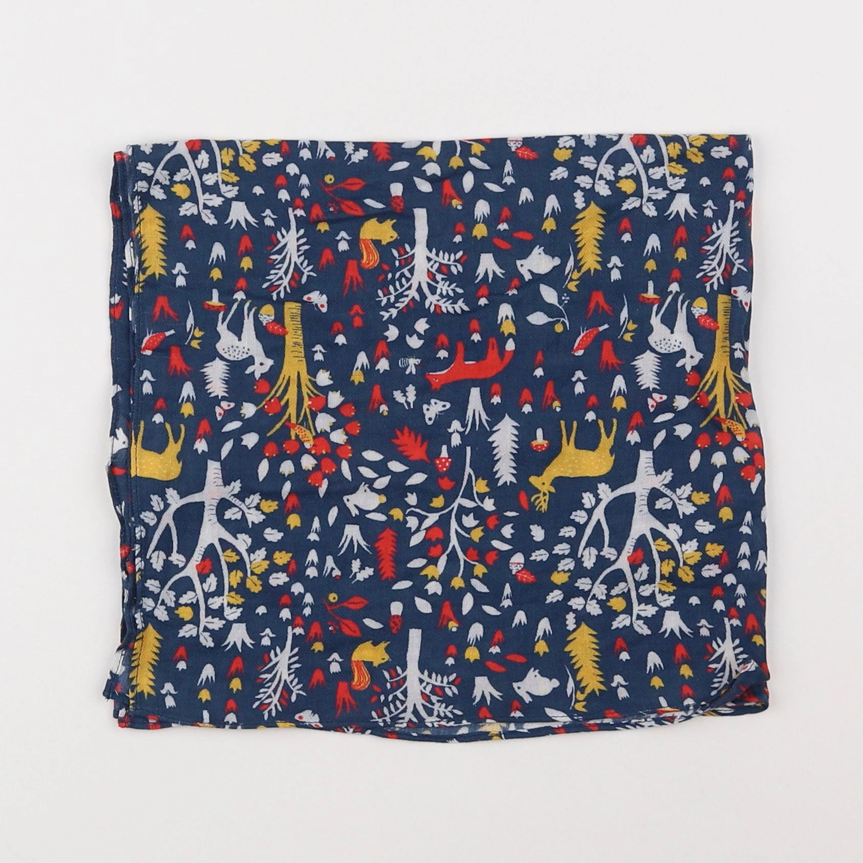 Bonton - foulard bleu - 2/4 ans