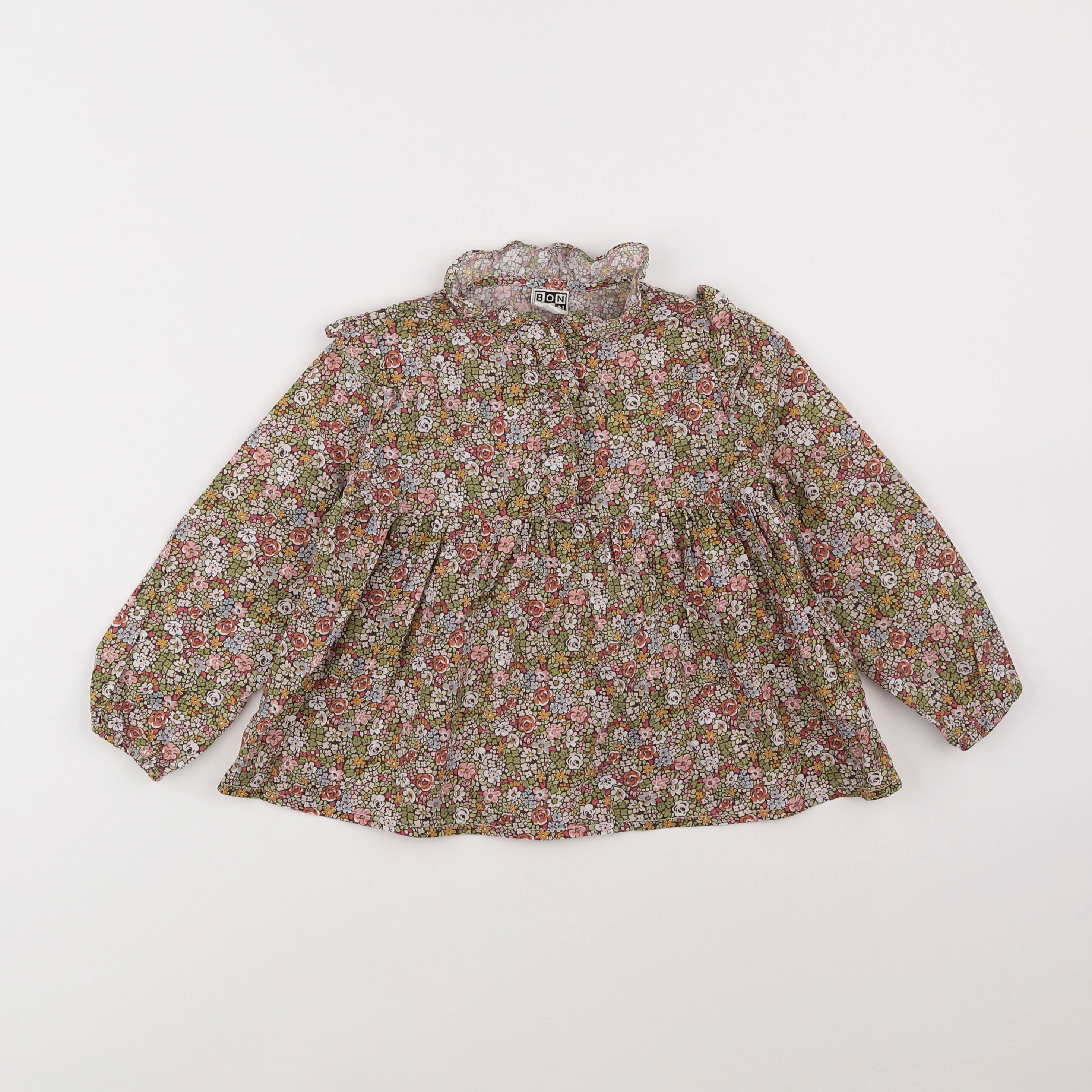 Bonton - blouse multicolore - 4 ans