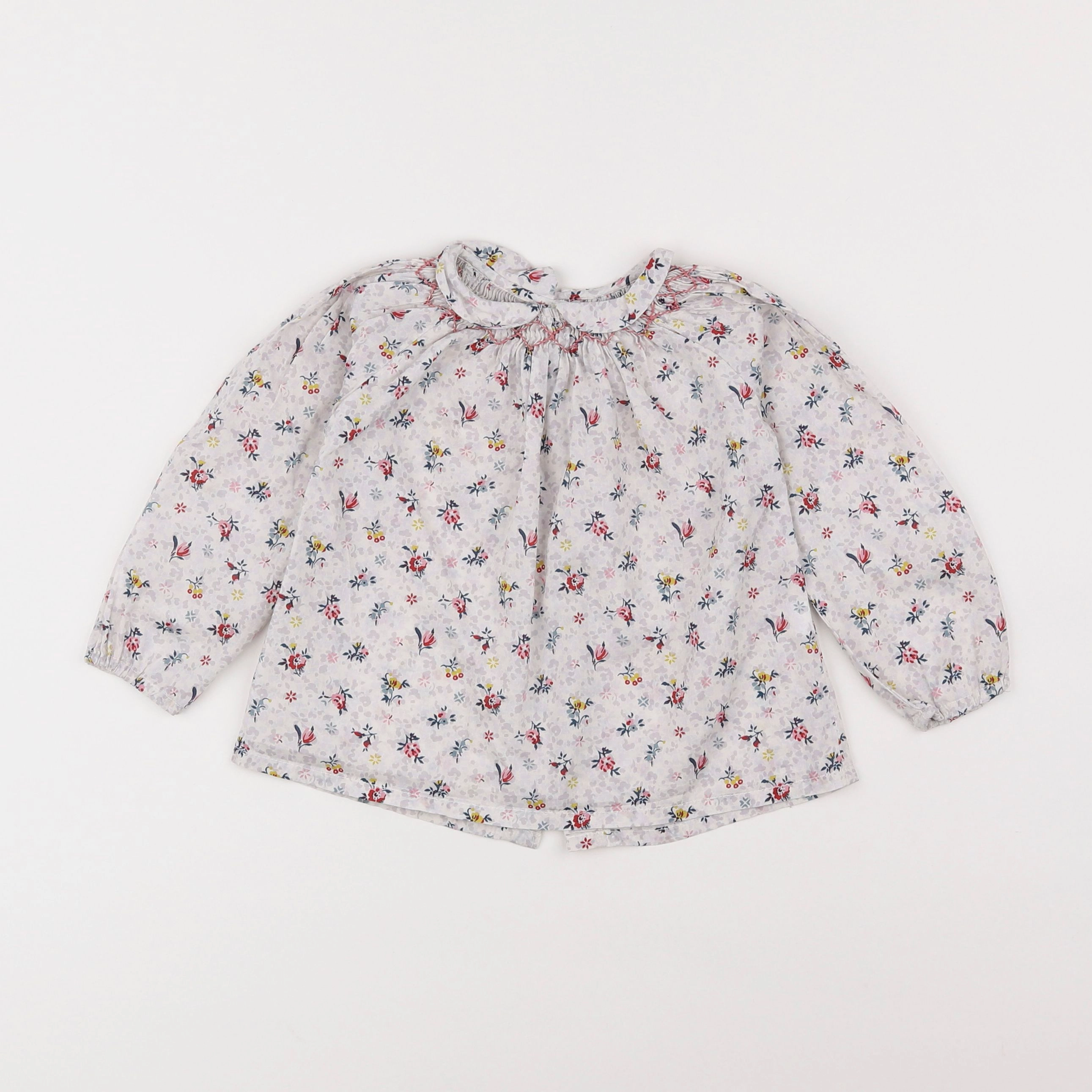 Marie Puce - blouse gris - 2 ans