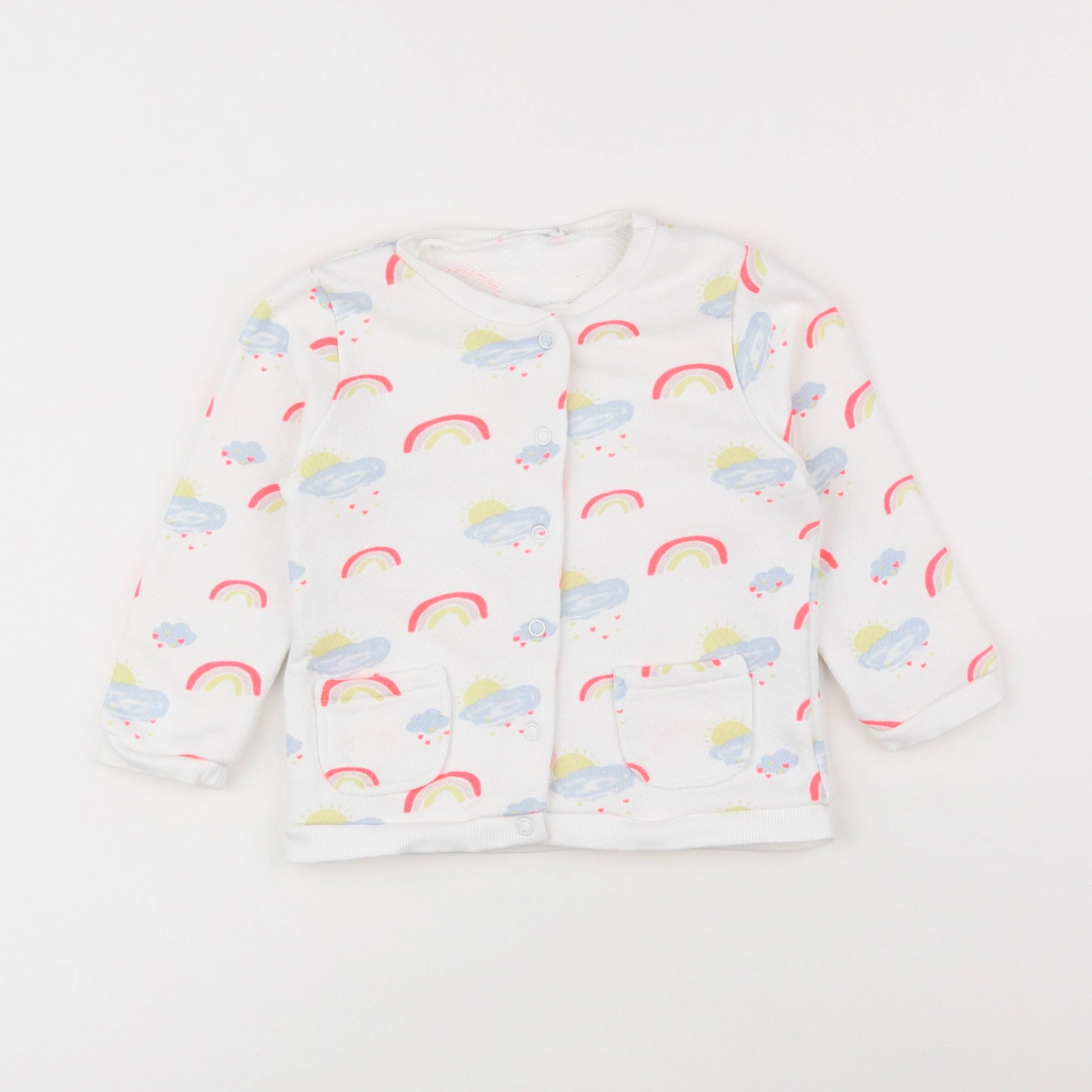 Monoprix - sweat multicolore - 2 ans