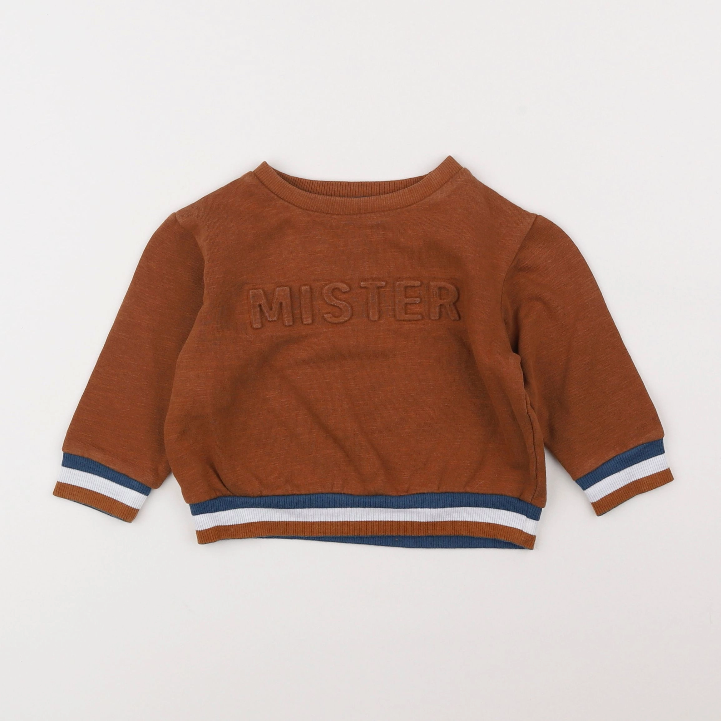 Little Cigogne - sweat marron - 2 ans