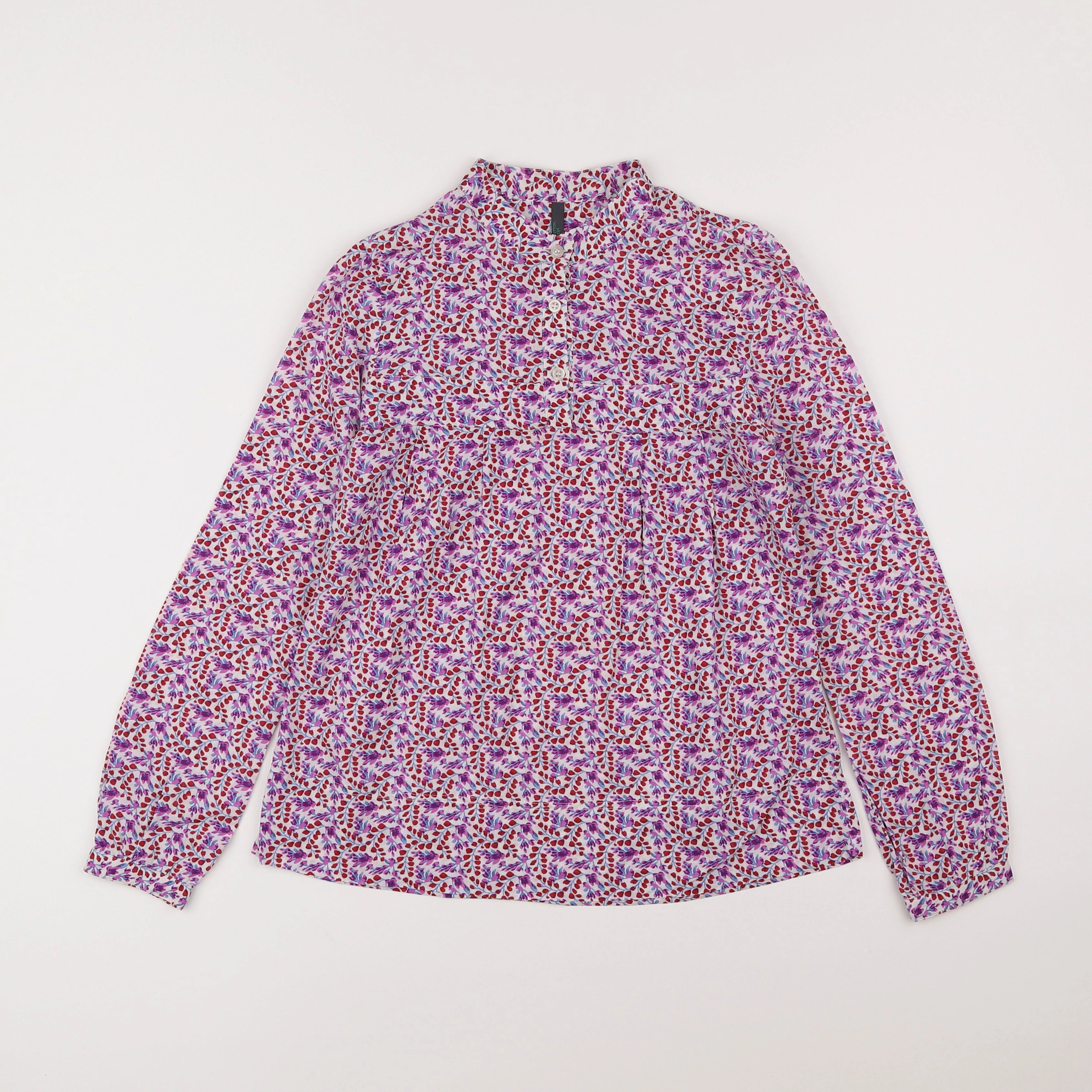 Benetton - blouse violet - 8/9 ans