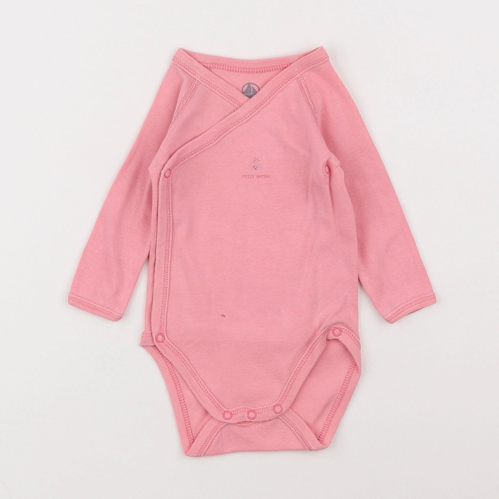 Petit Bateau - body rose - 3 mois