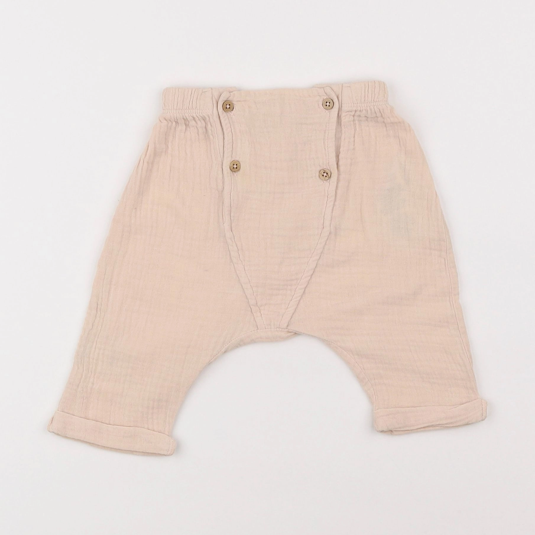 Emile et Ida - sarouel beige - 6 mois