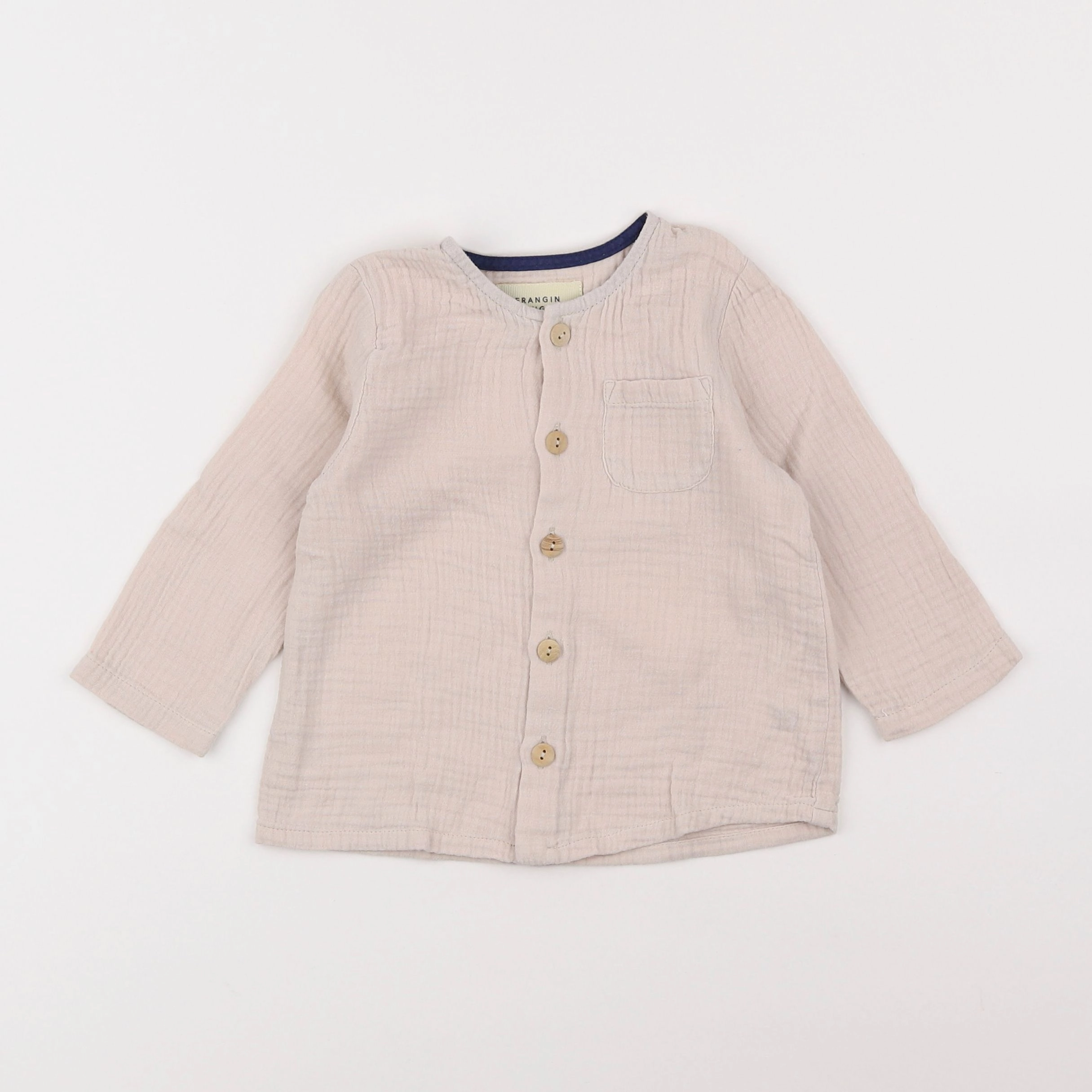 Frangin Frangine - chemise beige - 2 ans