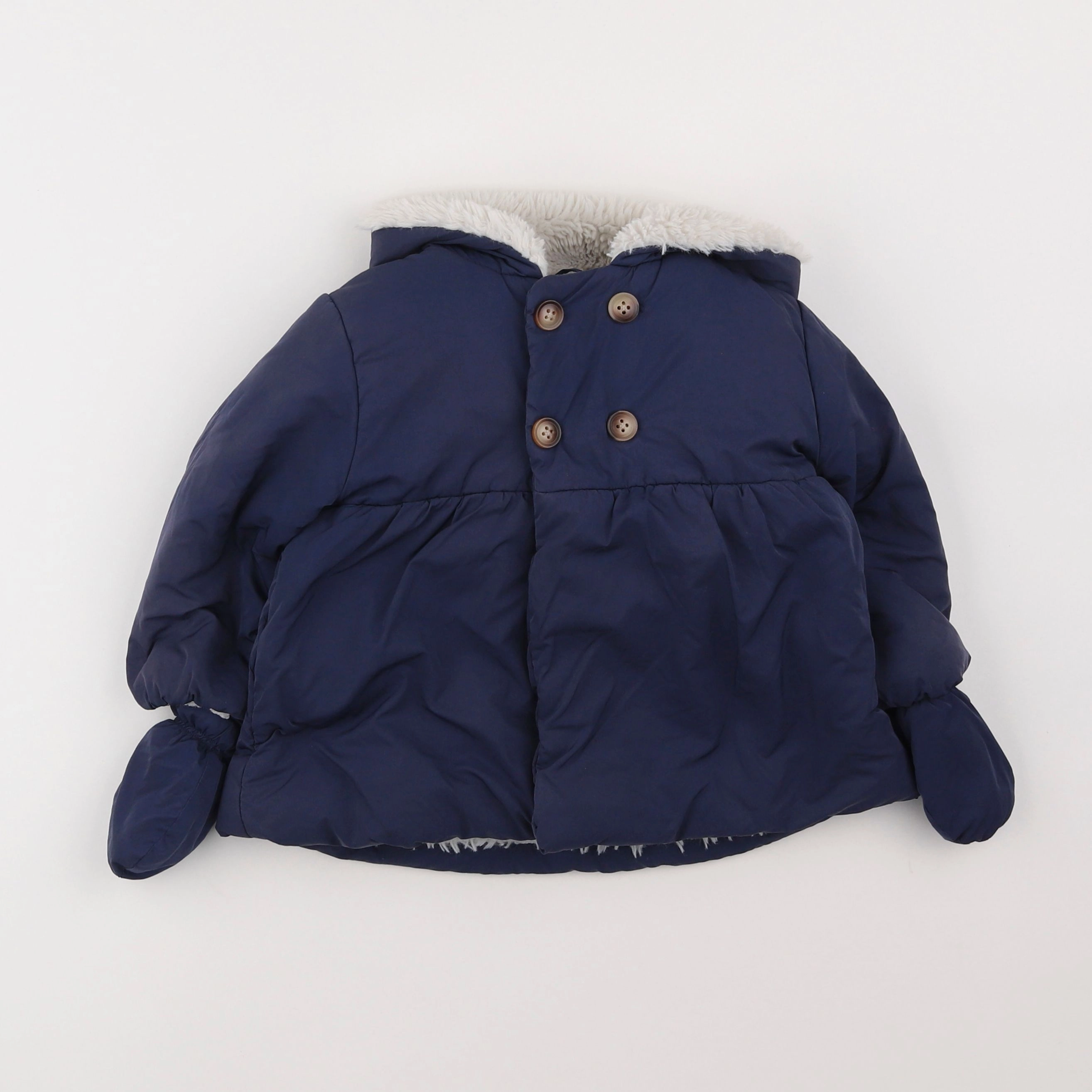 Cyrillus - imperméable bleu - 2 ans