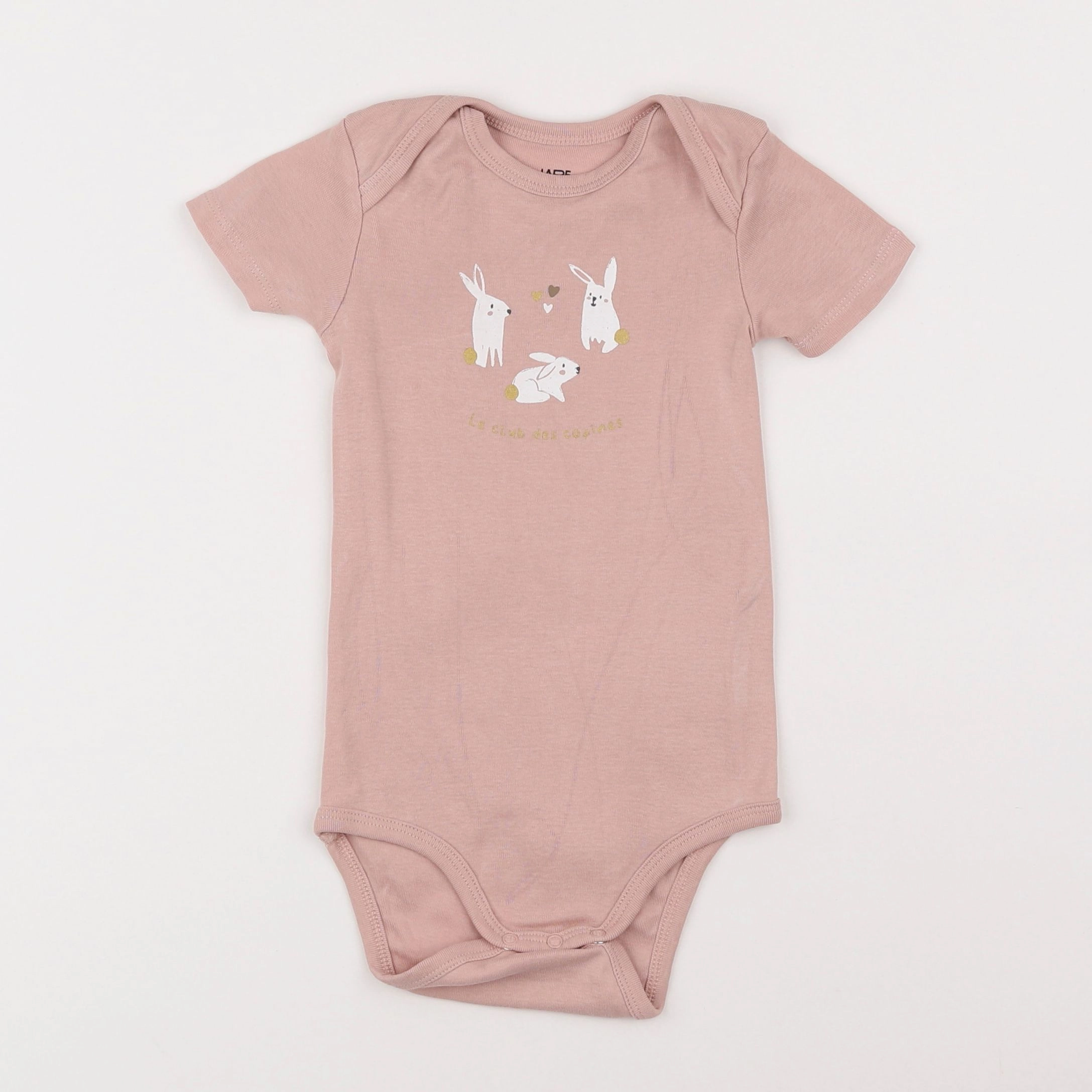 La Redoute - body rose - 2 ans