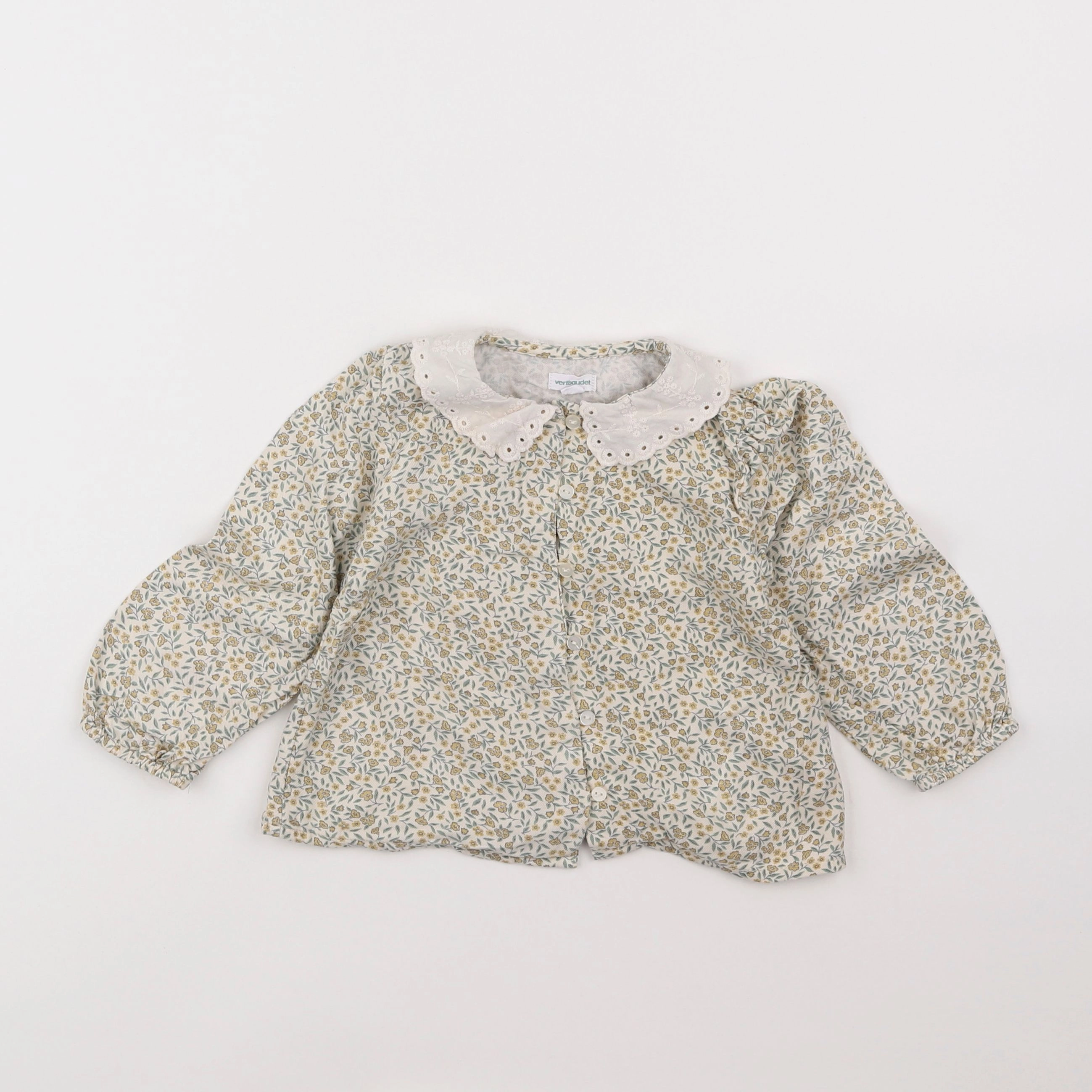 Vertbaudet - blouse multicolore - 18 mois