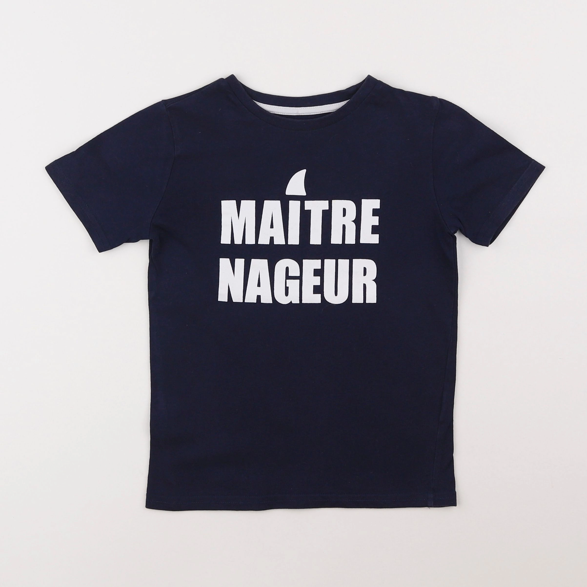 Vertbaudet - tee-shirt bleu - 5 ans