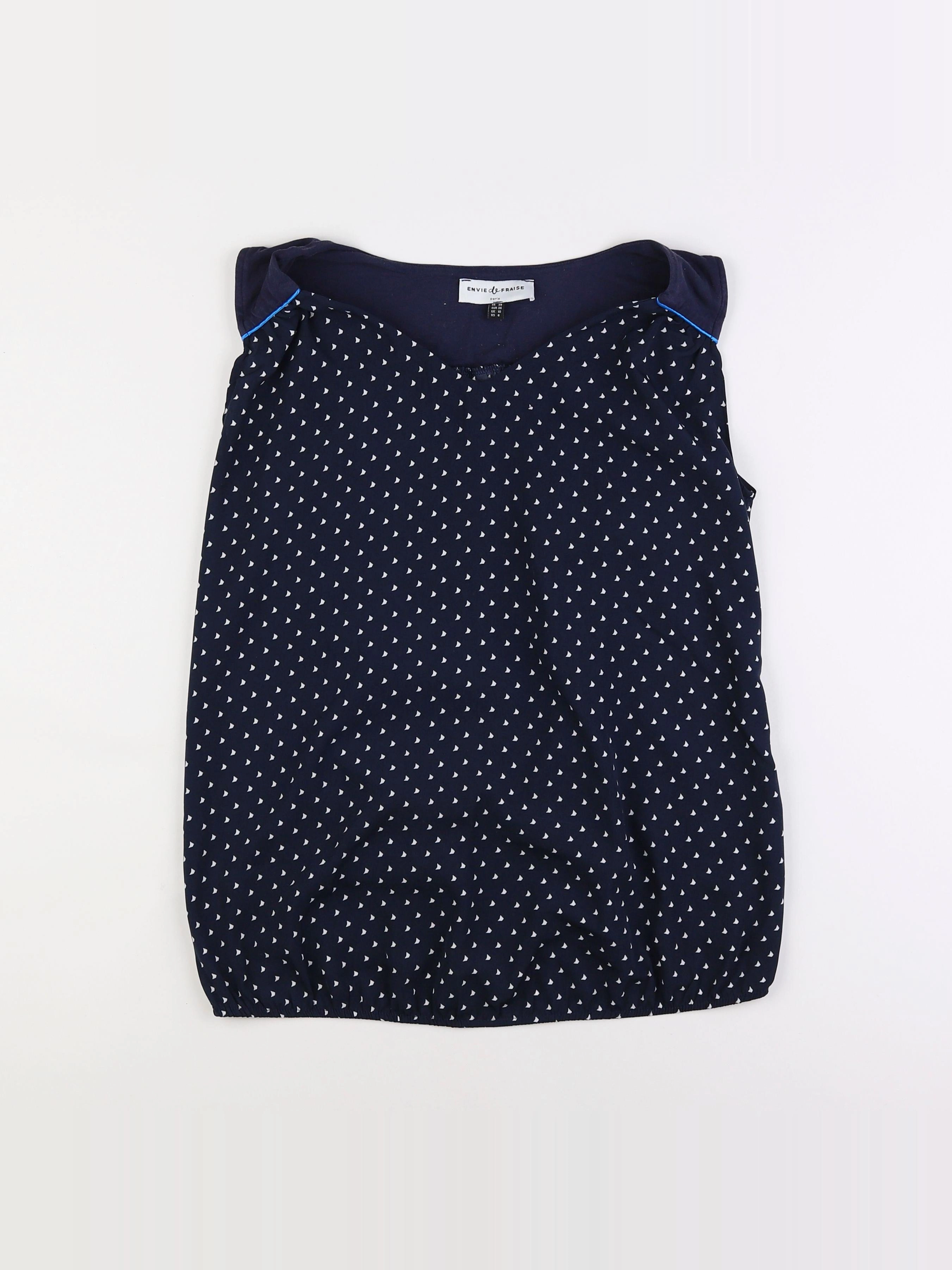 Envie de fraise - tee-shirt grossesse bleu - 38