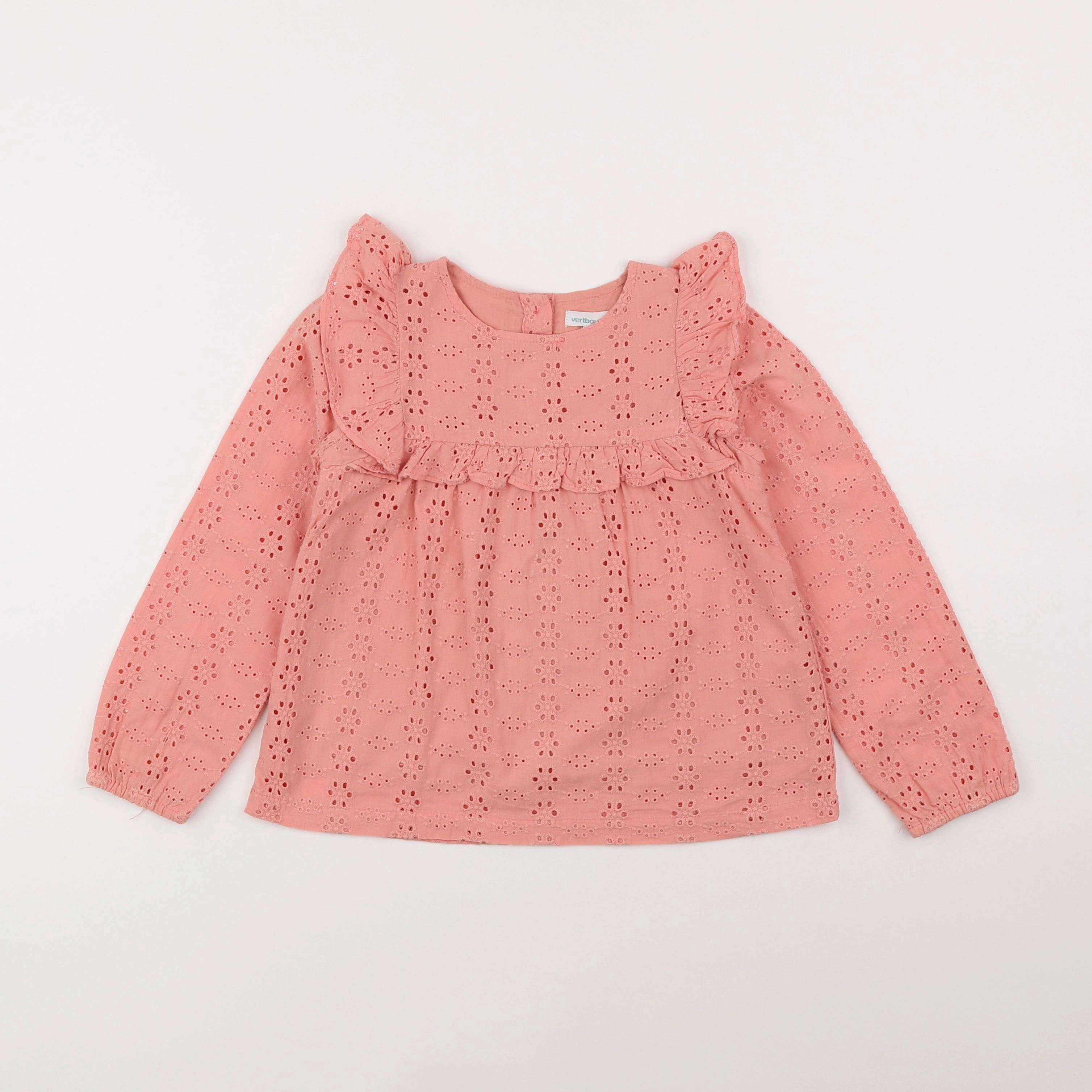 Vertbaudet - blouse rose - 6 ans