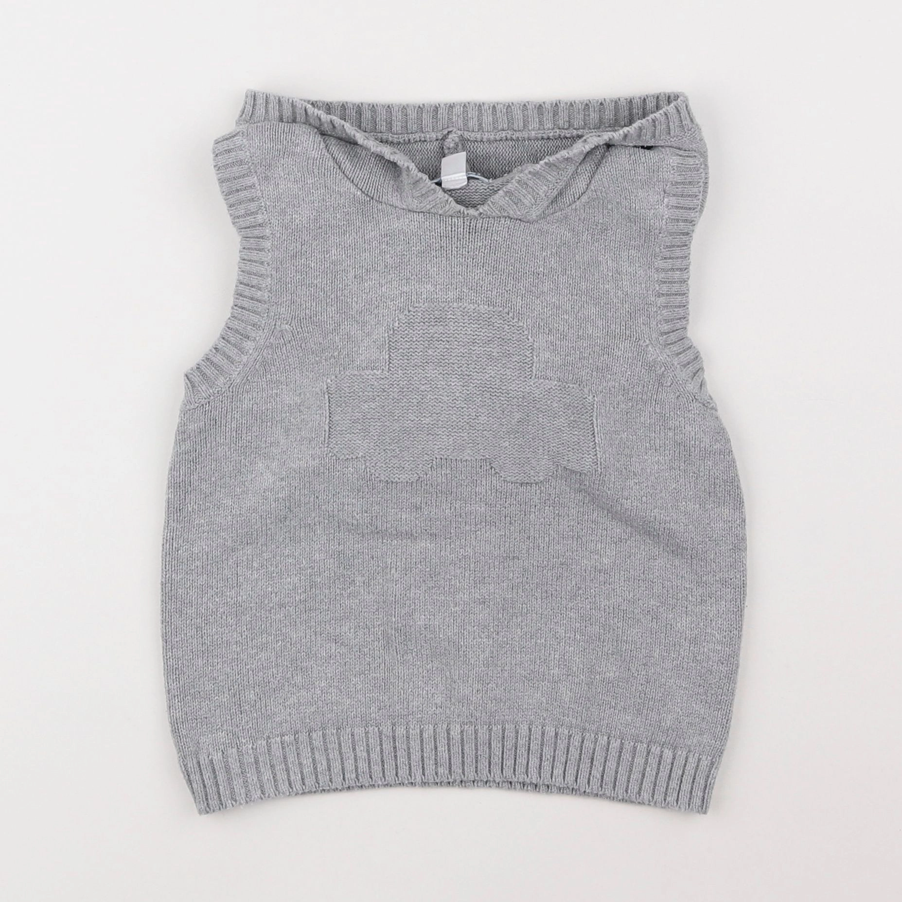 Vertbaudet - pull gris - 3 ans