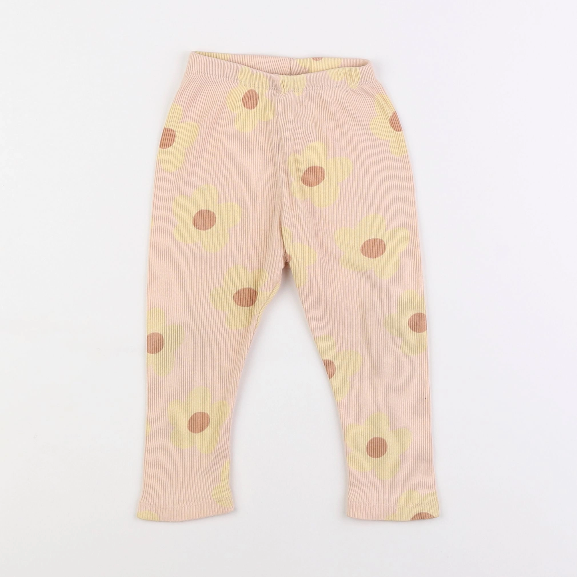 Zara - legging rose, jaune - 12/18 mois