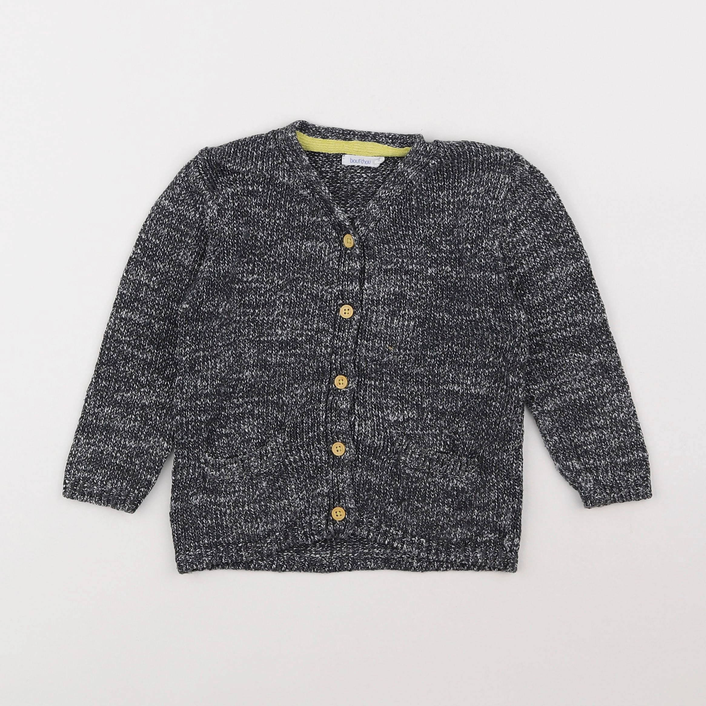 Boutchou - gilet gris - 2 ans