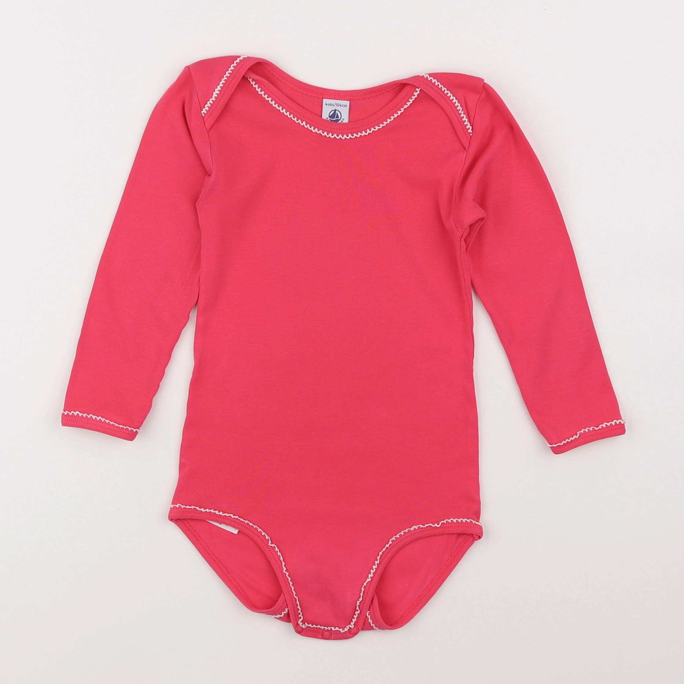 Petit Bateau - body rose - 4 ans