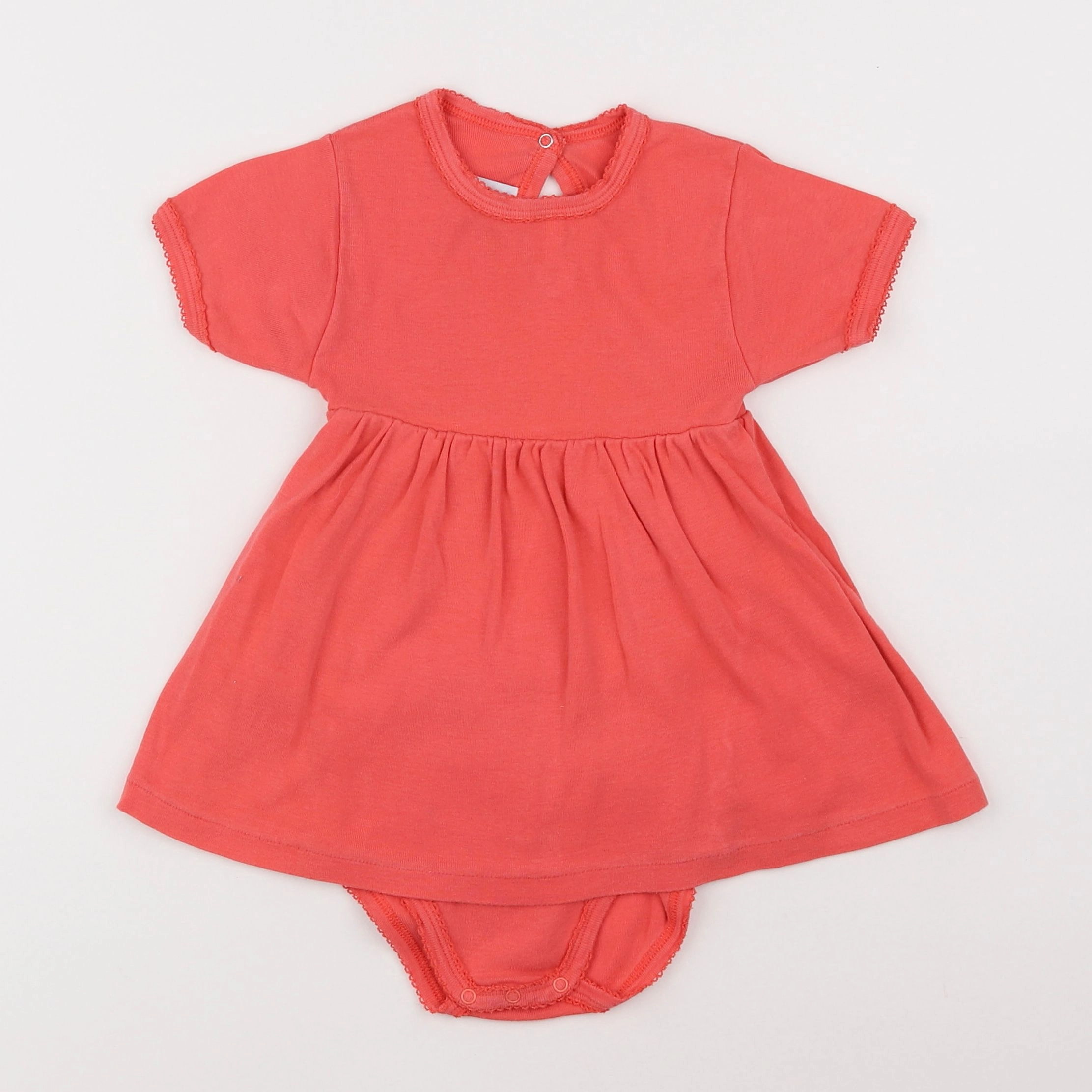 Petit Bateau - body robe rose - 3 ans